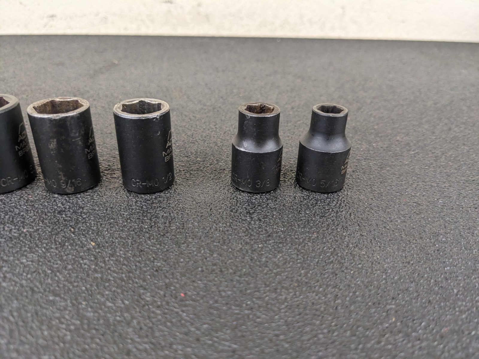 #bo194 Matco ADV 3/8″ Drive SAE Shallow Impact Socket Set