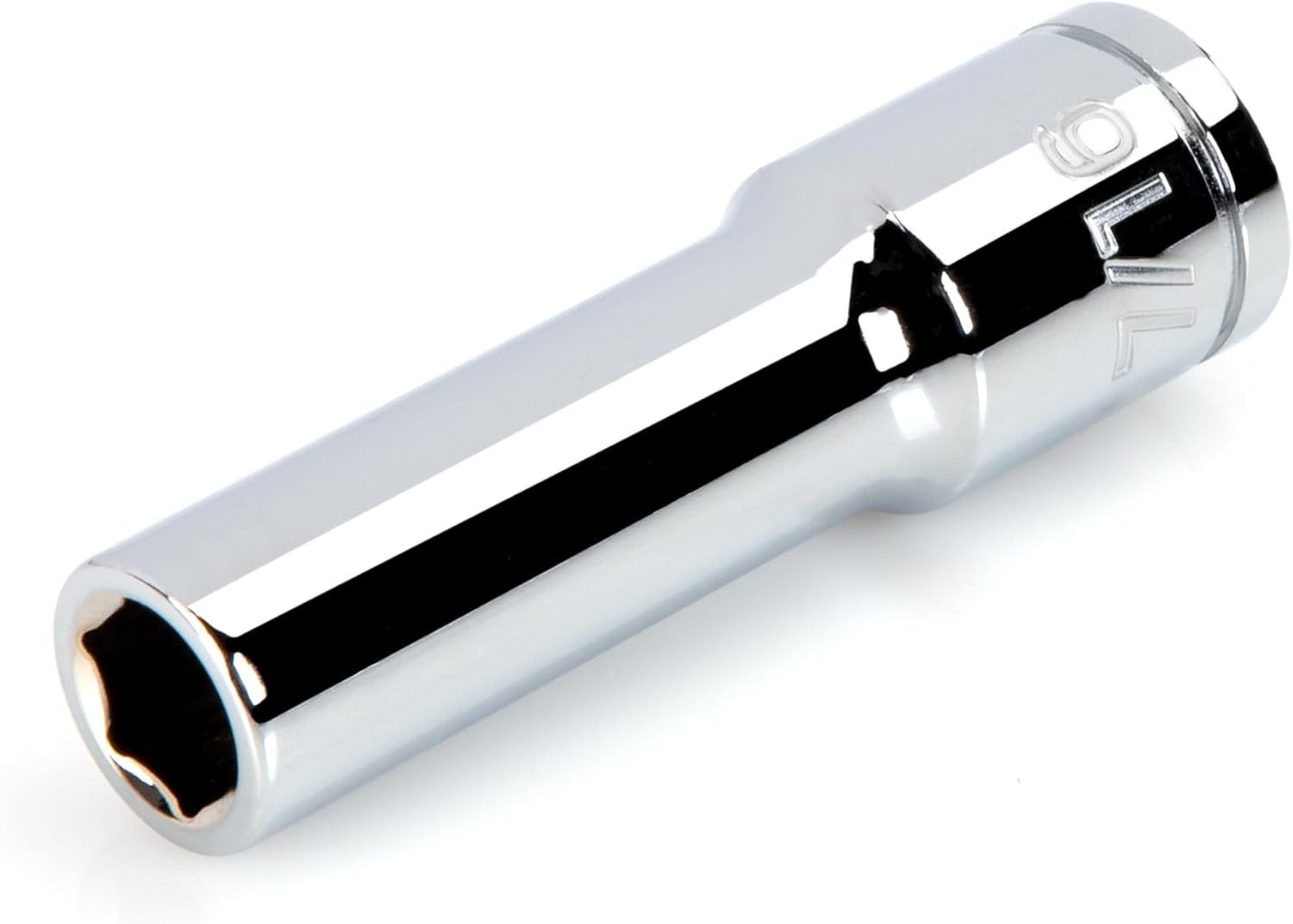 6-Point Deep Socket – 1/2 Inch Drive x 7/16 Inch Chrome-Plated Alloy Steel