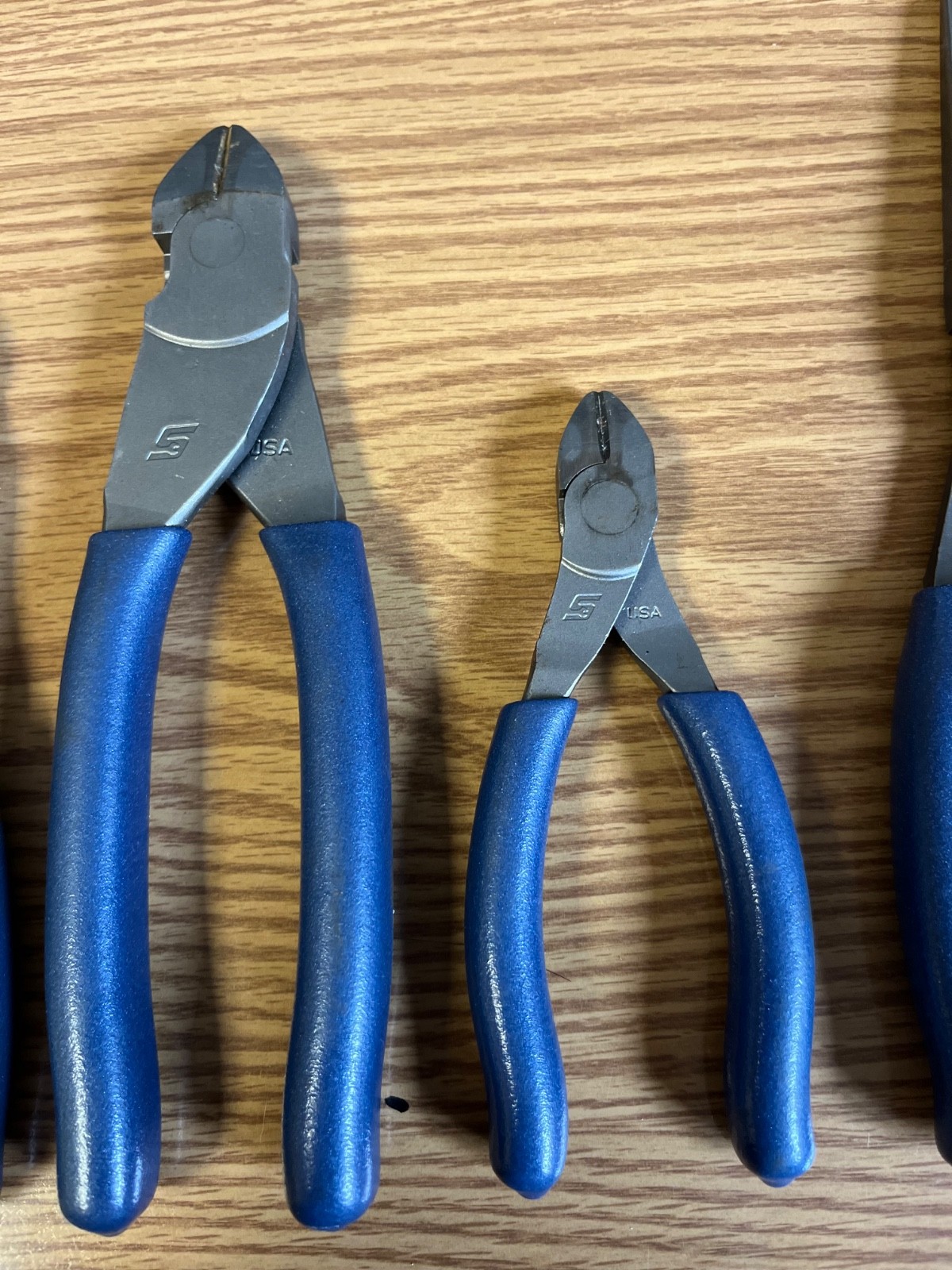 SNAP ON POWER BLUE SIX PIECE PLIER SET — LOC#115