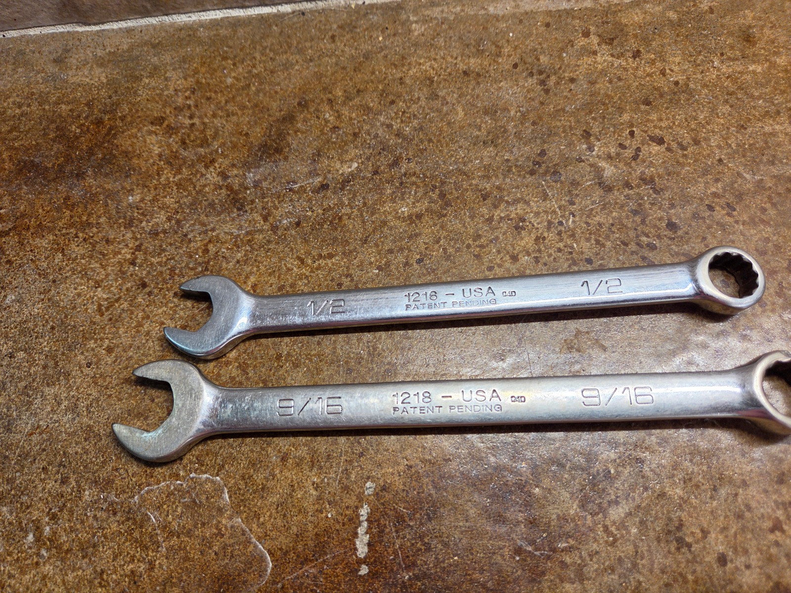 Wright Grip 2.0 Combination Wrench 1/2″ Sae Chrome 1216 1218 USA Tool