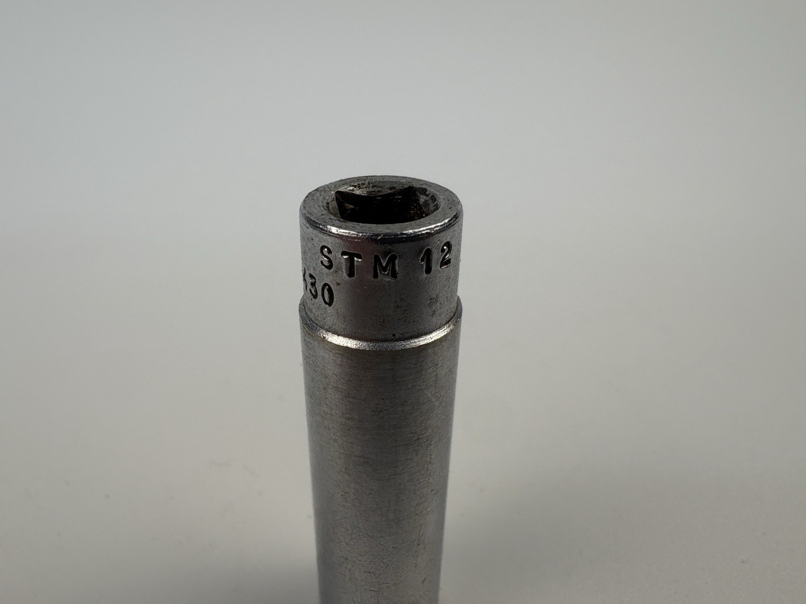Snap-on 2 Pc 1/4” Drive SAE Deep 6-Point Socket Lot STM12 STM14 USA