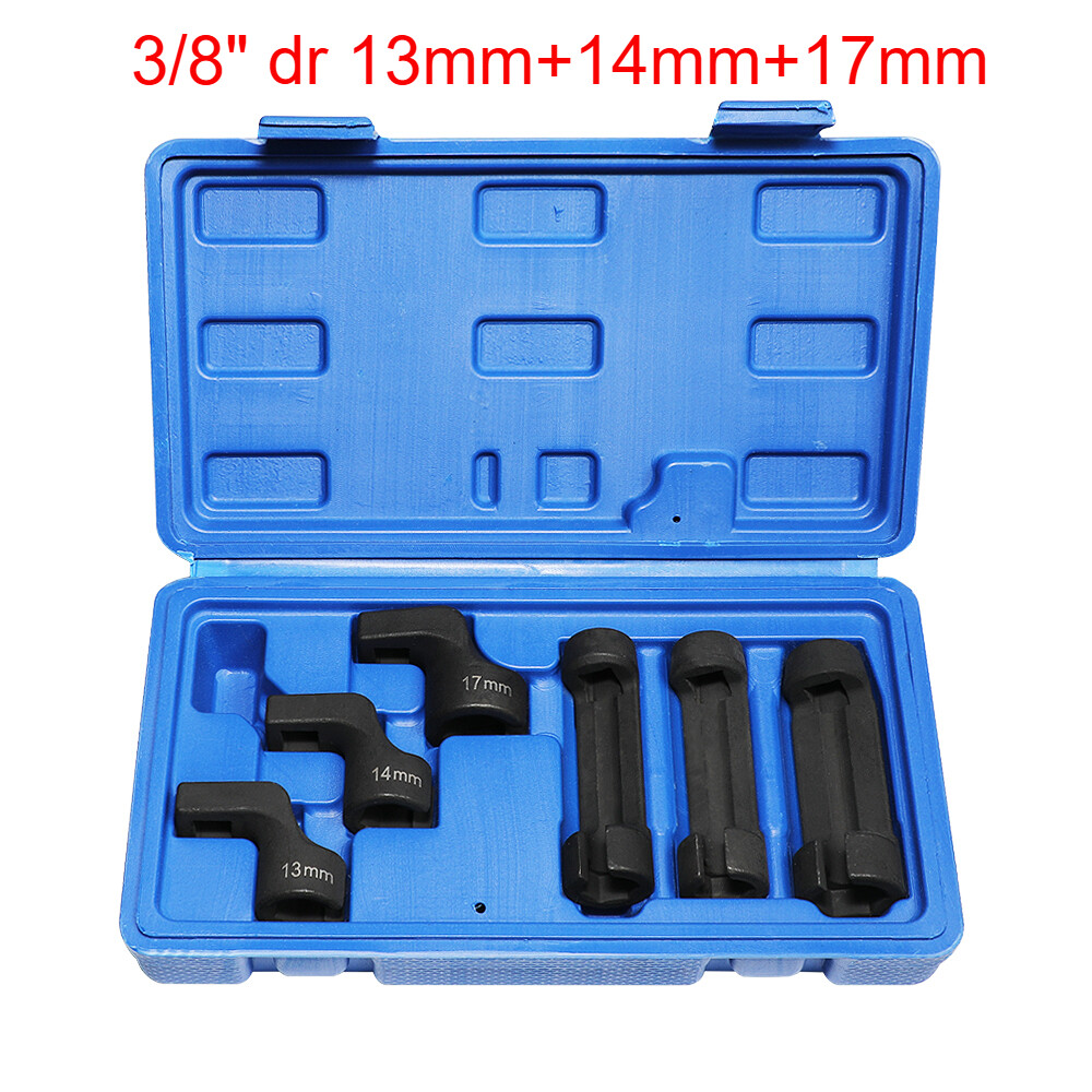 6pc 3/8″ dr Exhaust Gas Temperature Sensor Socket Set 13mm 14mm 17mm