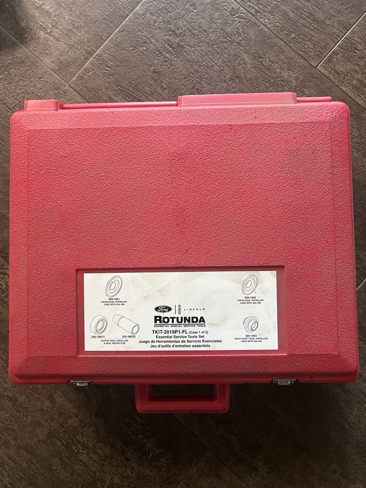 Ford Rotunda TKIT-2019P1-FL 2.0 Diesel Tools Both Cases Plus more EXTRA Read