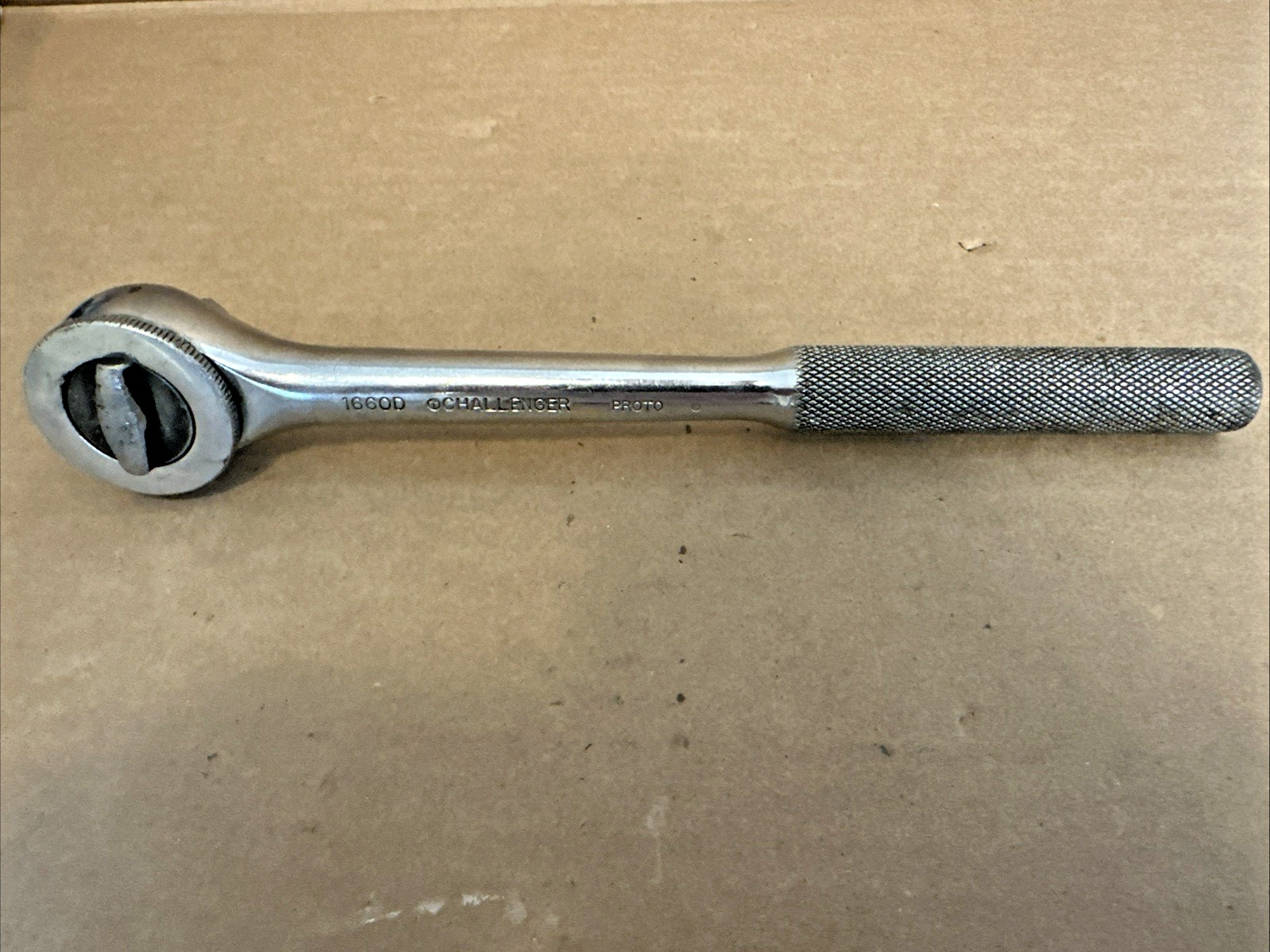 Proto Challenger 1660D 1/2″ Drive Thumbwheel Ratchet 10″ USA Tool Free Shipping