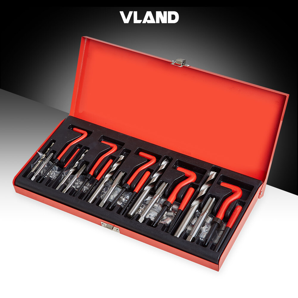 Metric Thread Repair Insert Kit M5 M6 M8 M10 M12 Helicoil 131pcs Car Coil Tool