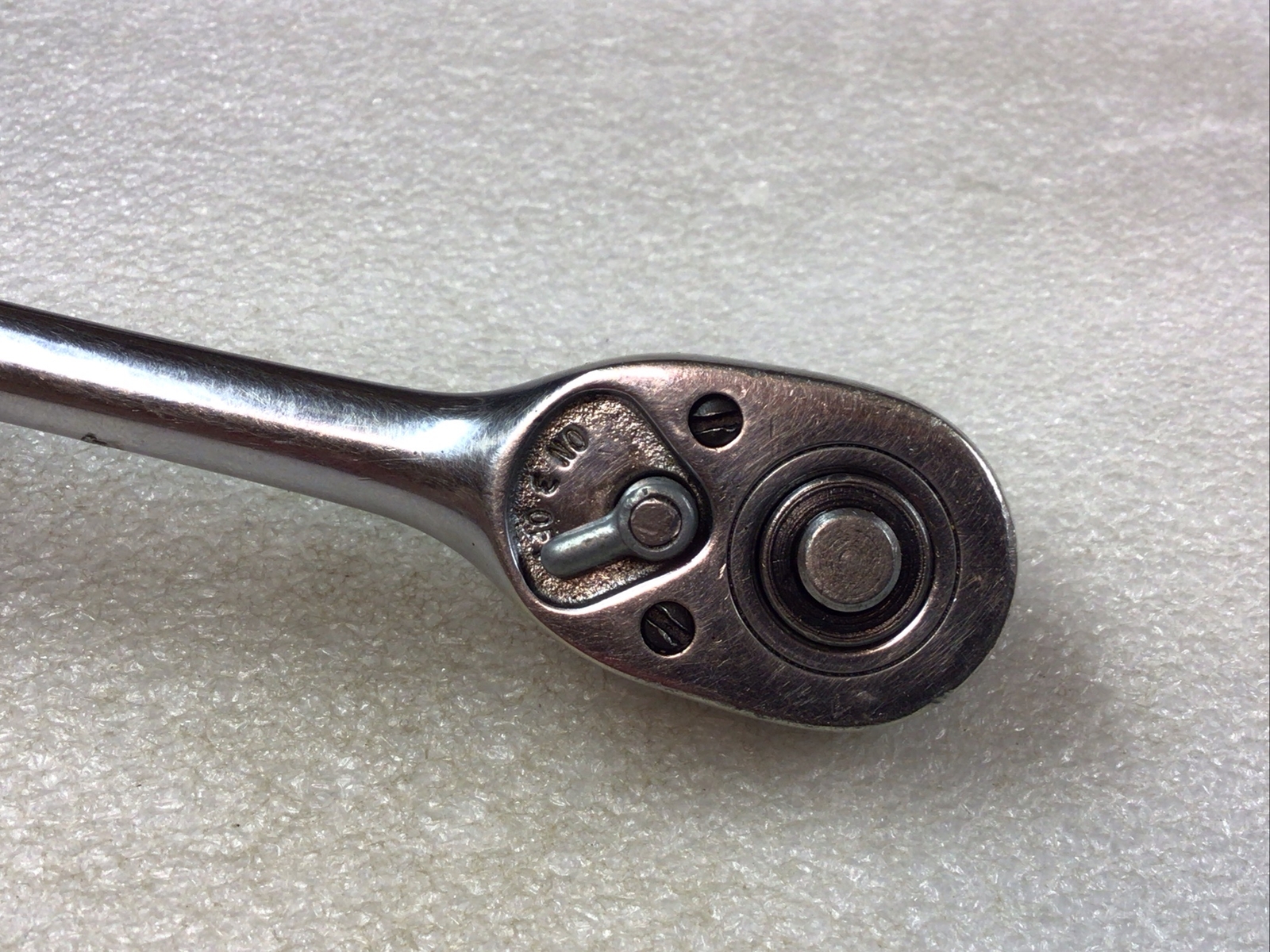 SNAP-ON-#F723A – Chrome, 3/8″ DR., 7-3/8″ LONG, QUICK RELEASE, RATCHET-USA-