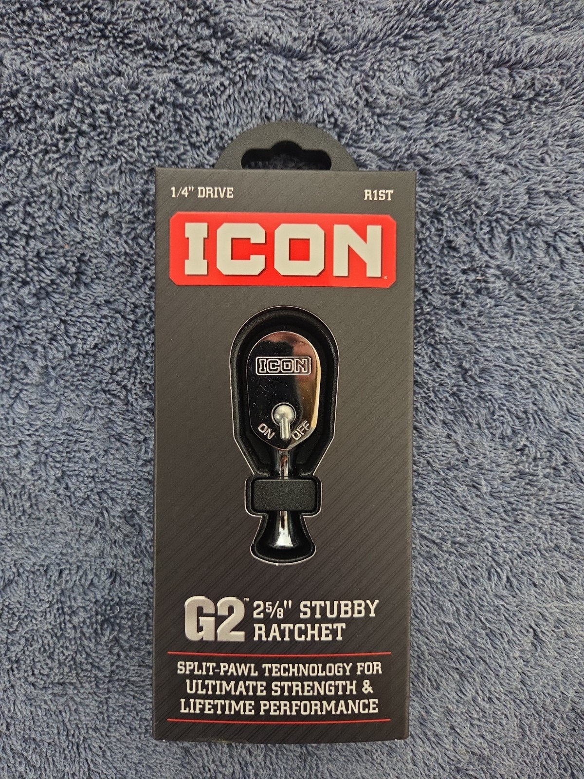 ICON R1ST G2 1/4″ DRIVE 2 5/8″ STUBBY RATCHET