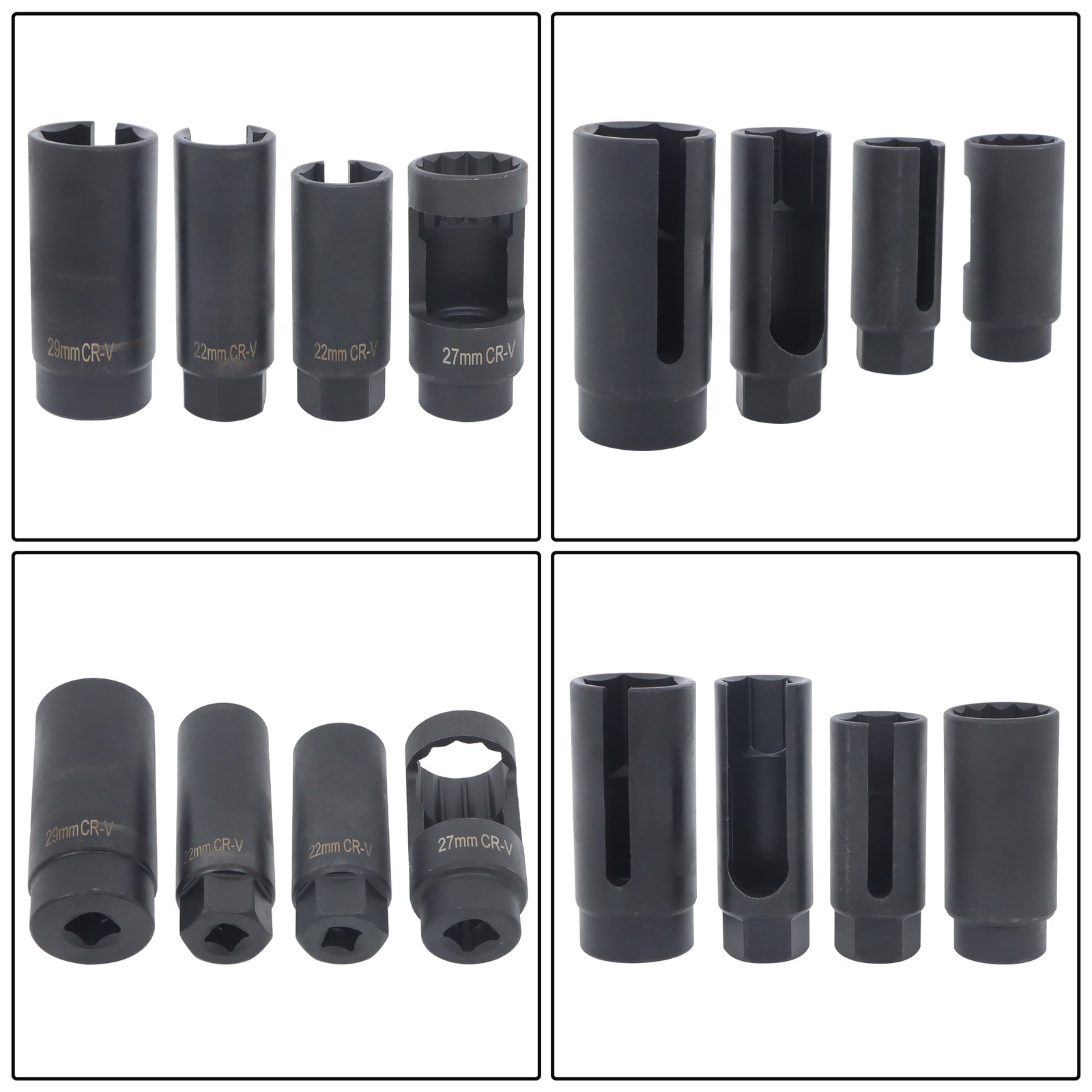 10Pcs O2 Oxygen Sensor and Oil Pressure Sending Unit Removal Socket Tool Set