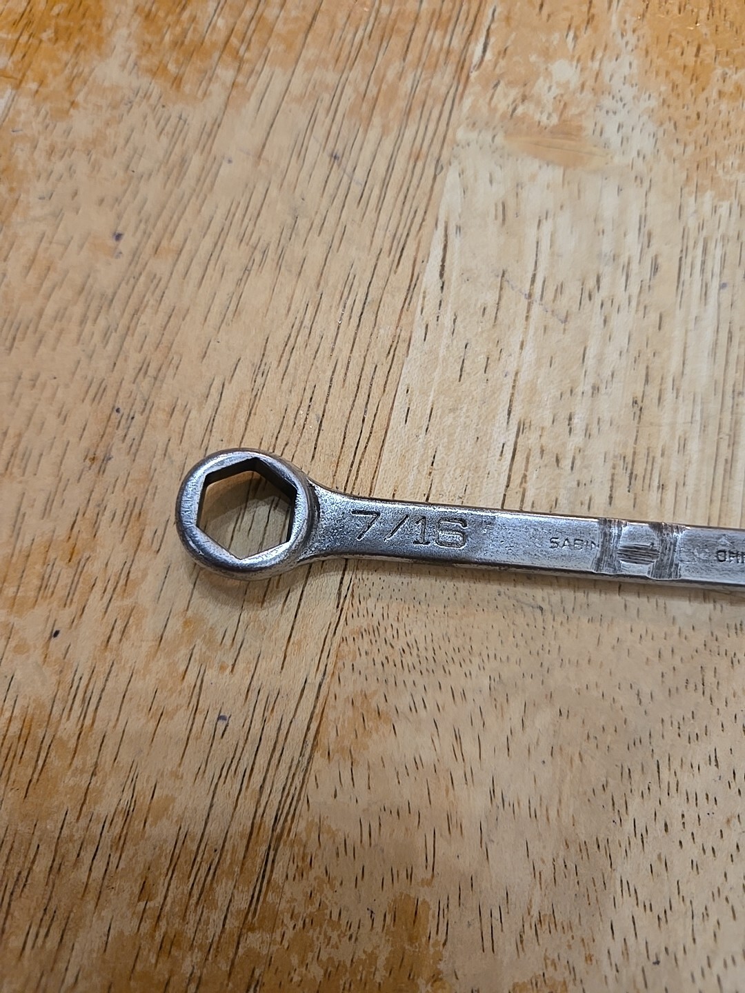 Mac Tools Sabina 7/16″ 6PT Short Chrome Combination Wrench CH14