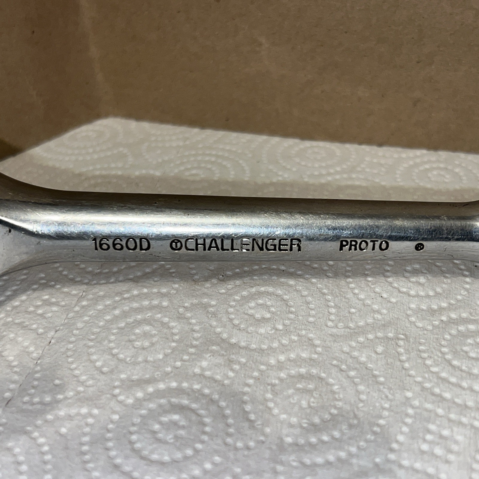 Vintage Challenger by Proto 1660D 1/2 Drive Socket Ratchet Wrench Made in USA