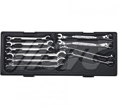 JTC 10PCS FLARE NUT WRENCH SETS (MIRROR-FINISH), JTC TOOLS # K6101