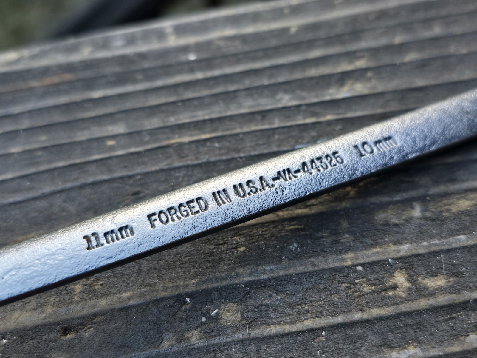 Craftsman USA 10mm x 11mm Double Offset Box End Wrench VA 44325 12 Point