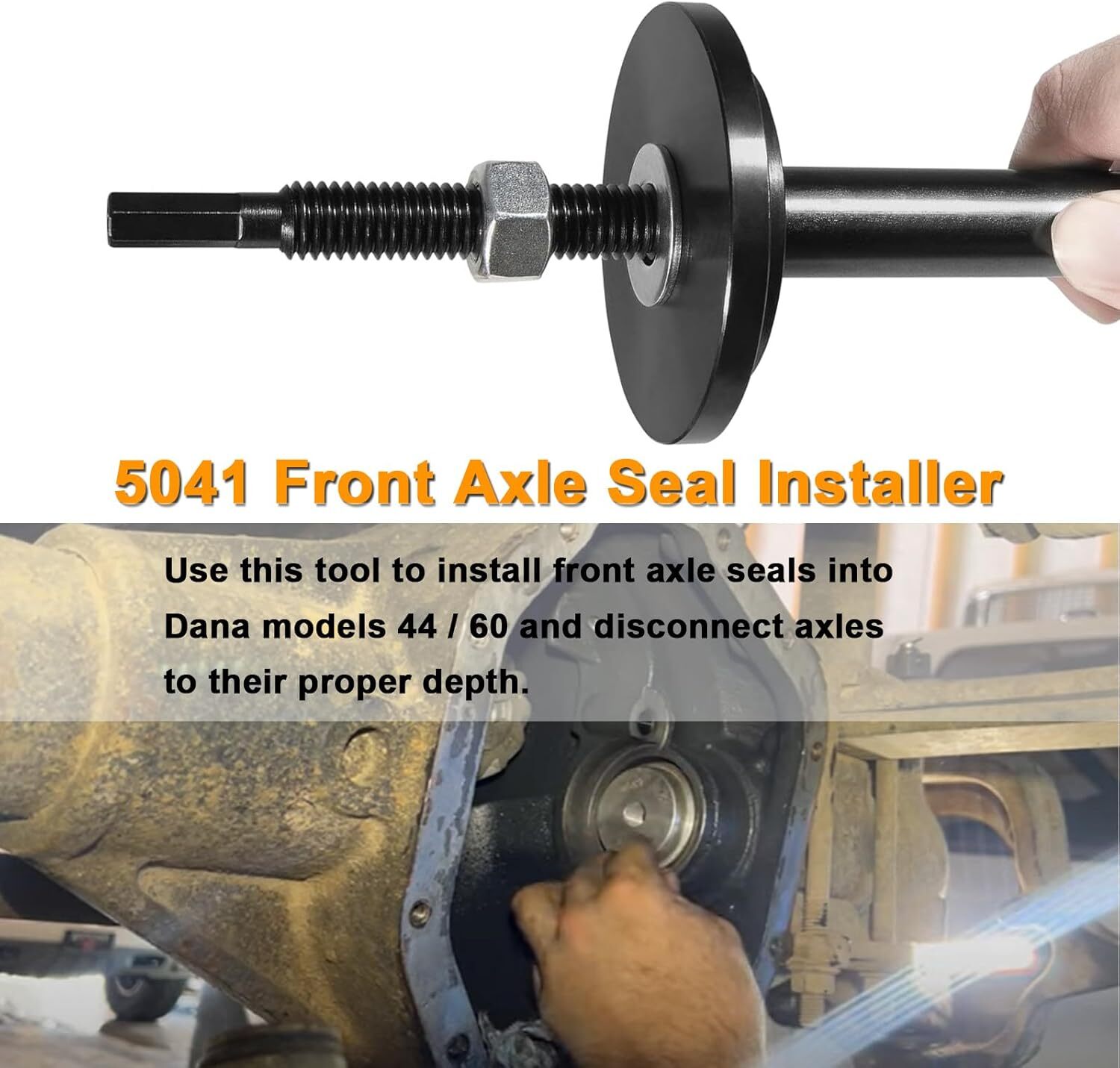 5041A 5041 Front Axle Seal Installer Tool For Dana 44/60 Chrysler Dodge Jeep Ram