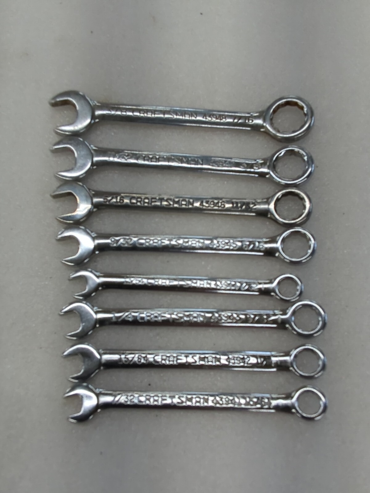 Craftsman SAE 8pc Ignition Wrench Set 13/64″ – 7/16″ 43941-43948