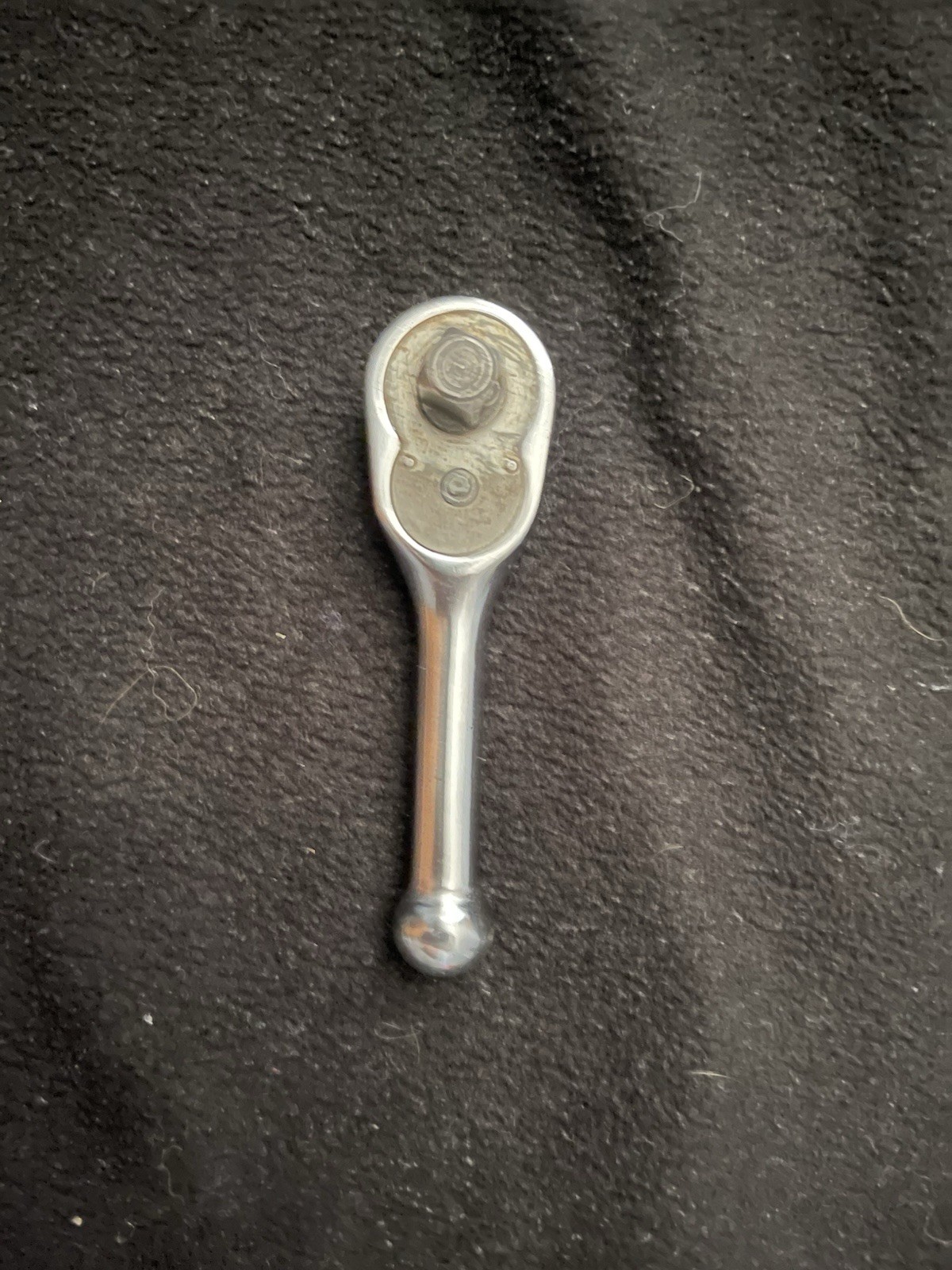 Snap On F710BK – Chrome, 3/8″ Drive, Stubby, 4” Long, Ratchet-USA-