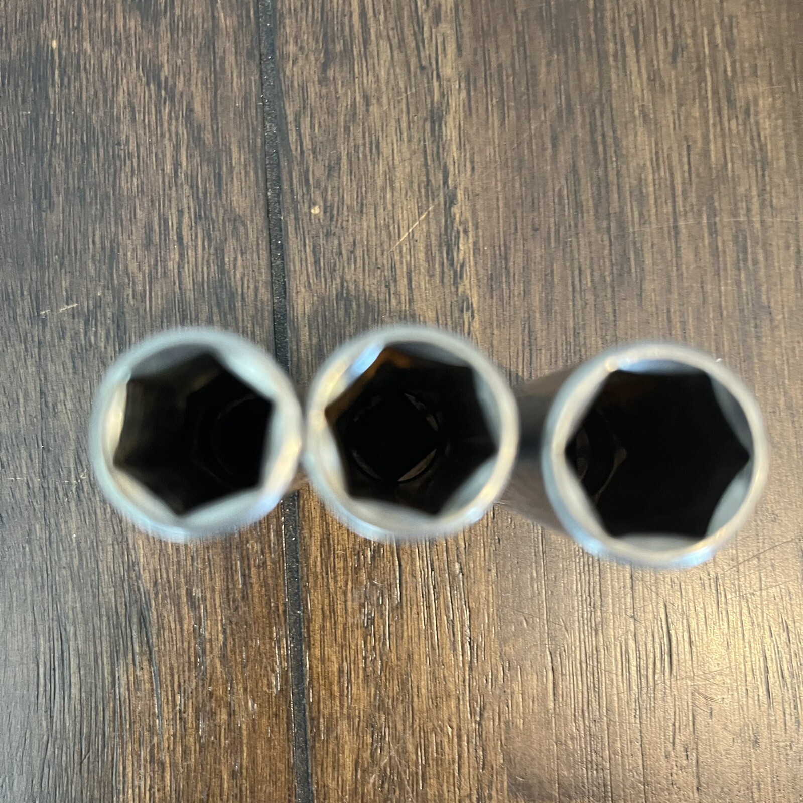 3 VTG 3/8″ DRIVE CRAFTSMAN METRIC 6 PT DEEP SOCKETS, 13mm, 14mm, 15mm USA