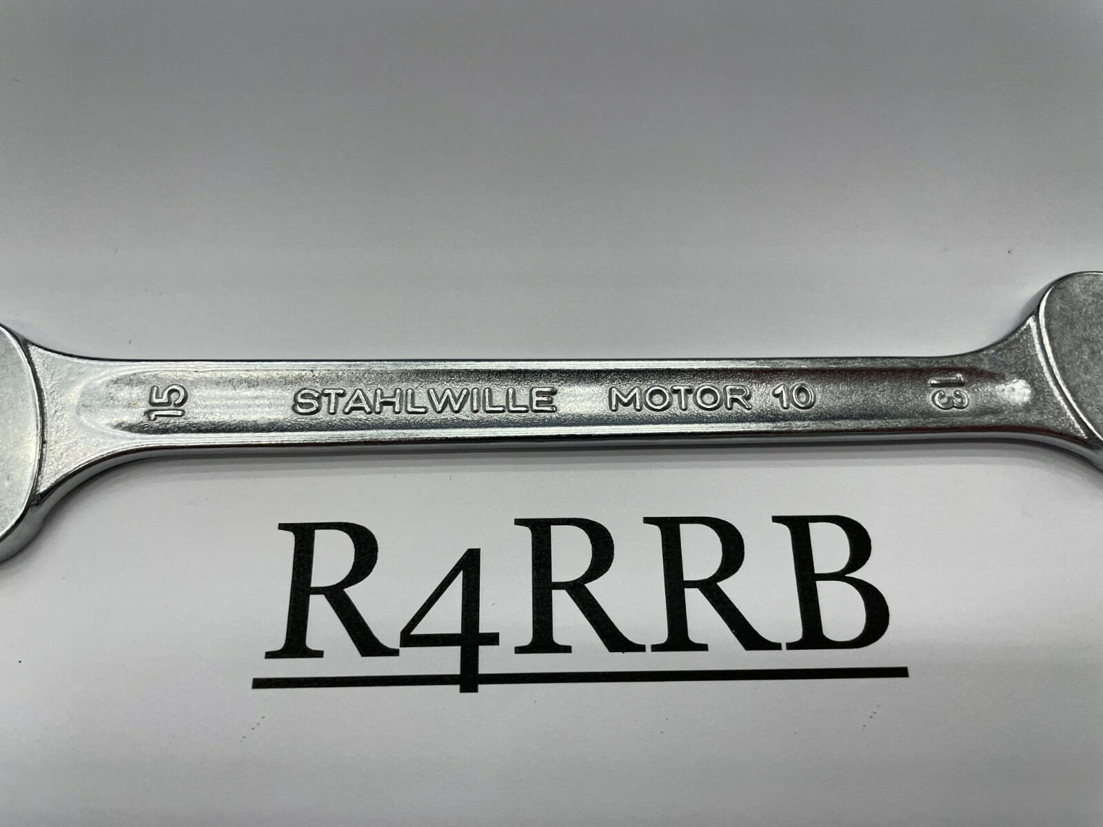 Stahlwille Tools Motor 10 GERMANY 15mm x 13mm Metric Double Open End Wrench