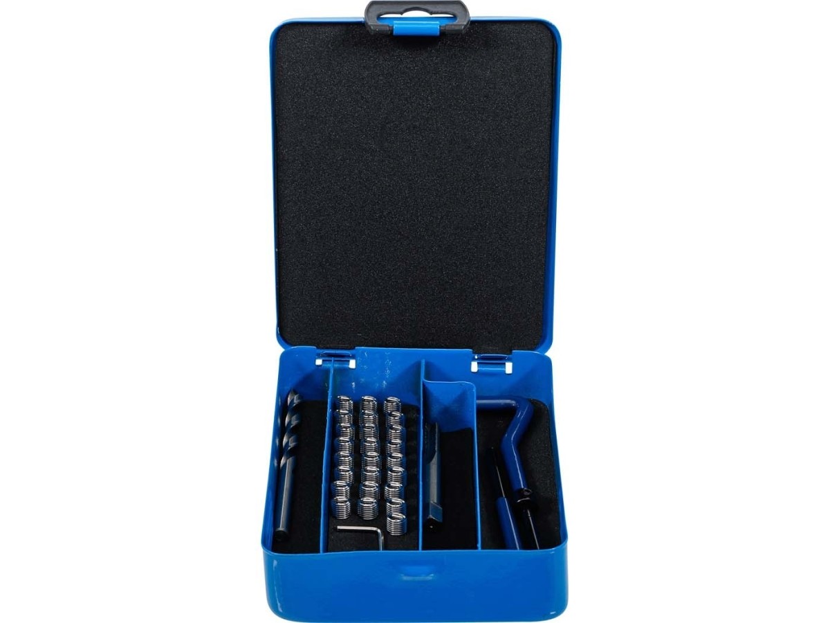 Thread repair kit M6x1.0mm complete set with drill and tool
