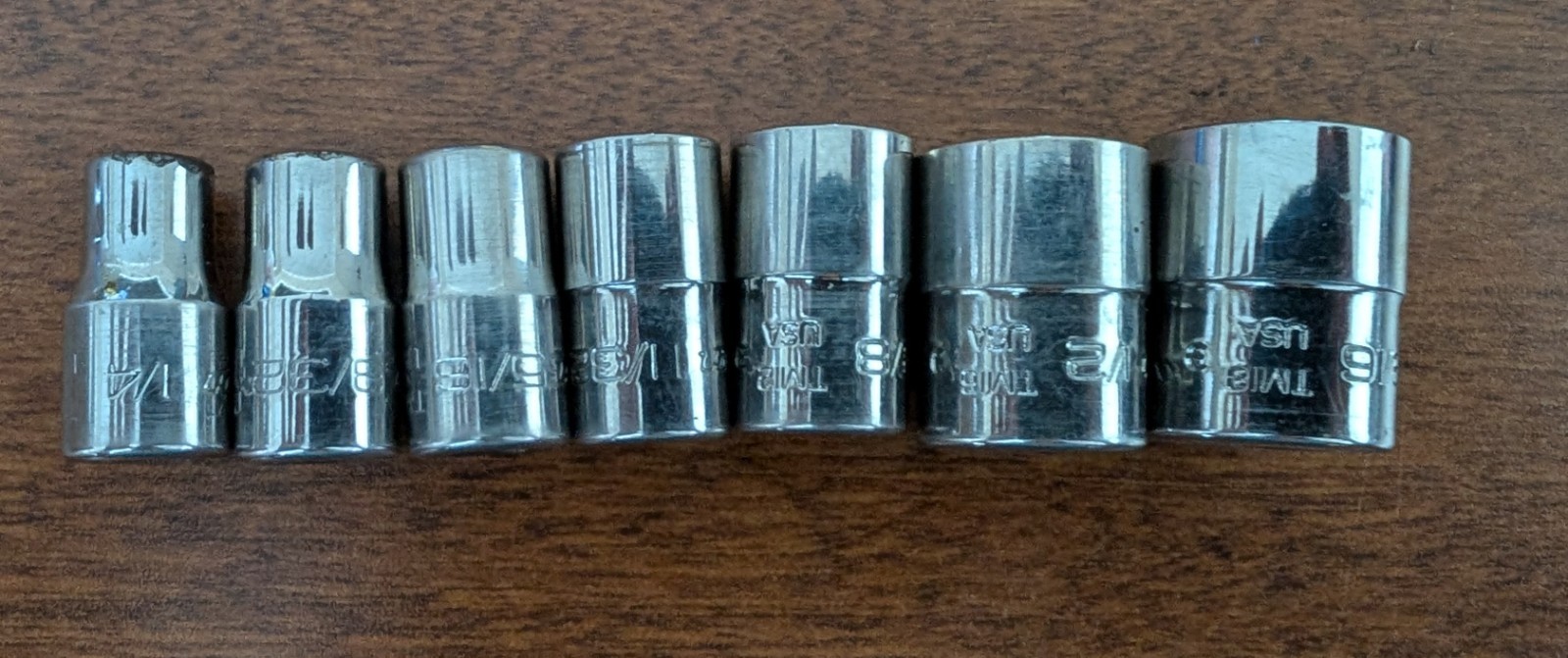 Snap-on Tools 1/4″ Drive 7pc 6pt SAE Socket Set 1/4″ – 9/16″ w/ PAKTY 233 Tray