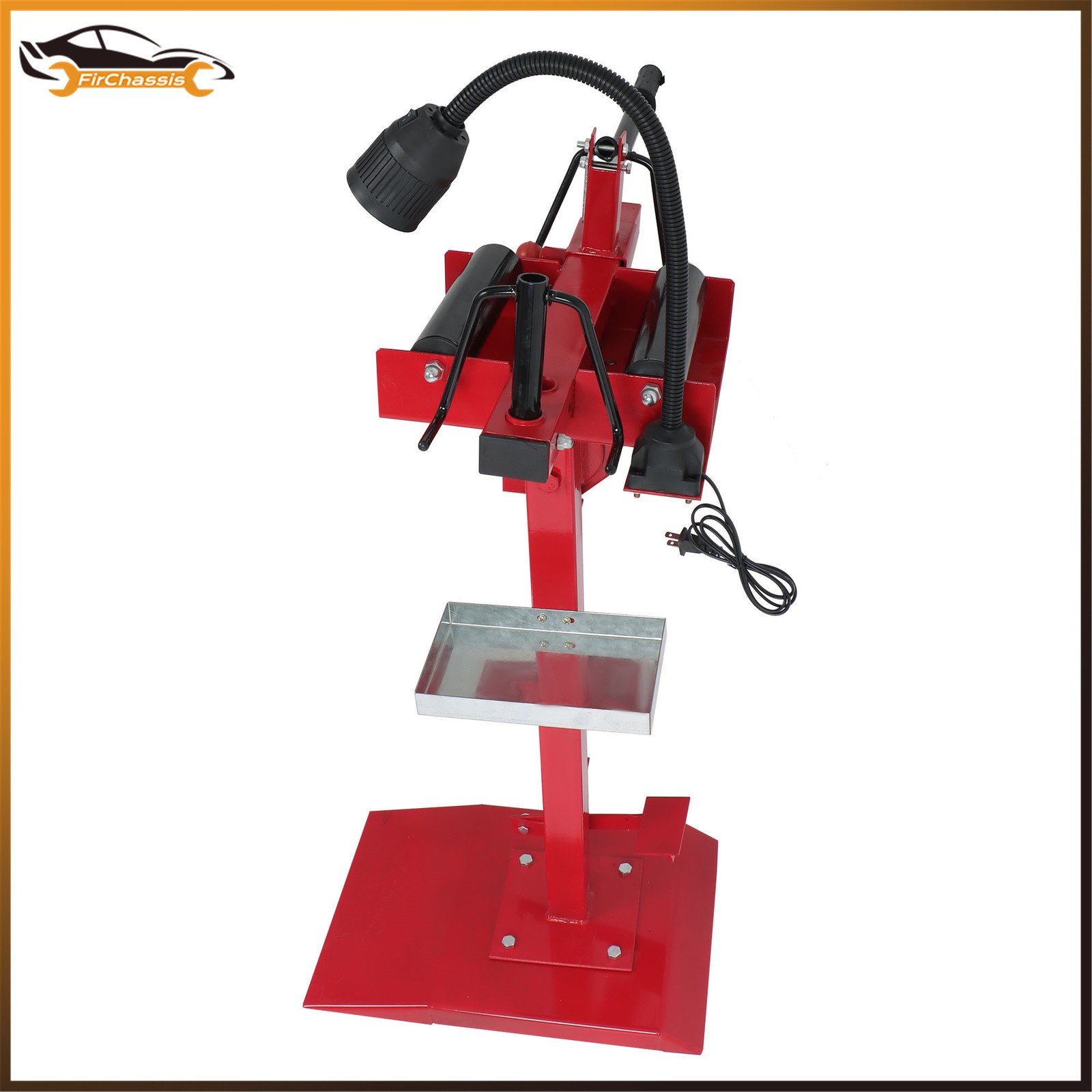 Manual Car Tire Spreader Tire Changer Repair Tires Tool Heavy Duty w/ Led Light