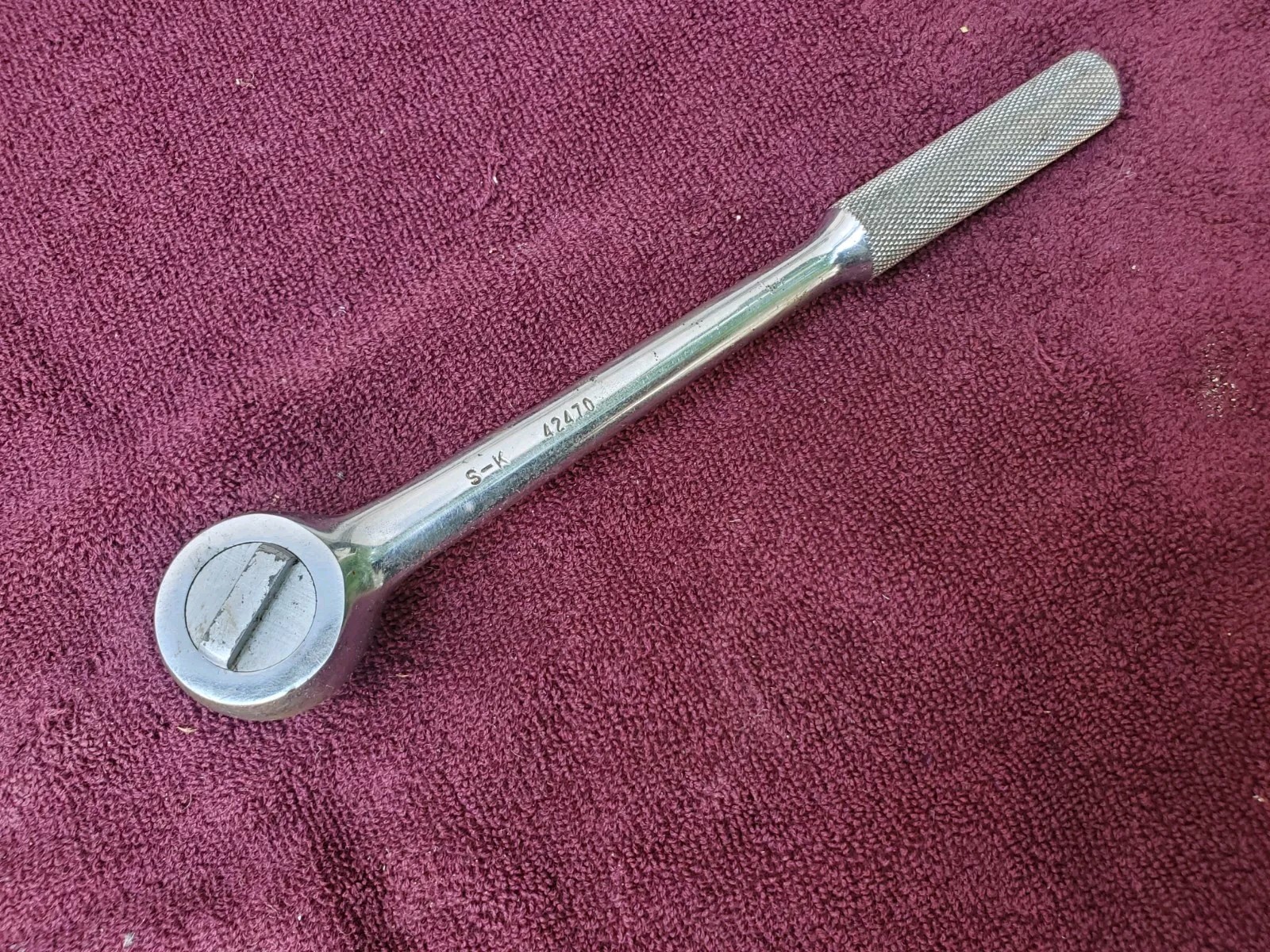 S-K SK Tools 42470 1/2″ Dr. 10.25″ Reversible Chrome Ratchet #3
