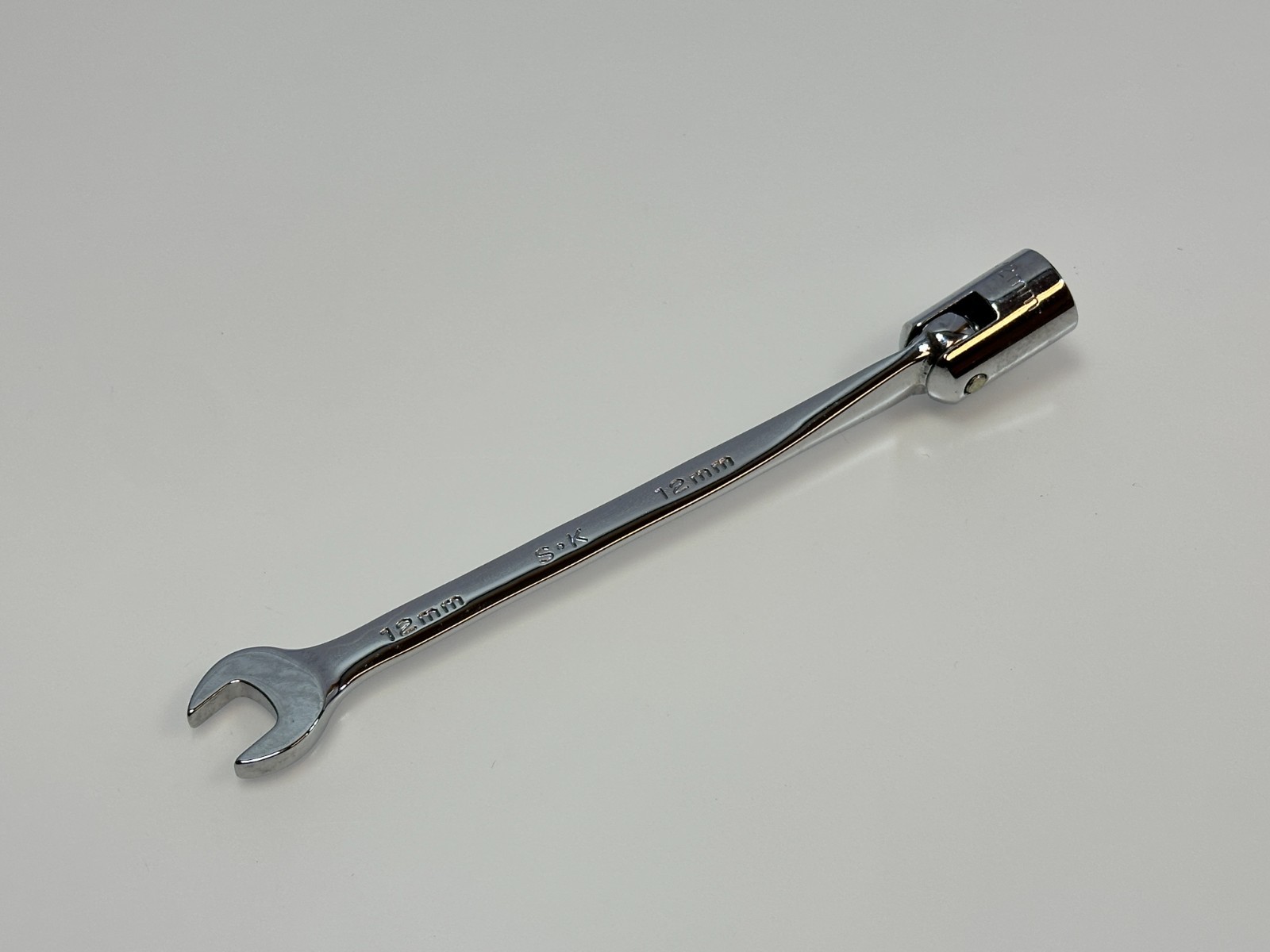 NEW SK Tools USA 88912 Metric 12mm Flex Head Combination Wrench, 12 Point (NOS)