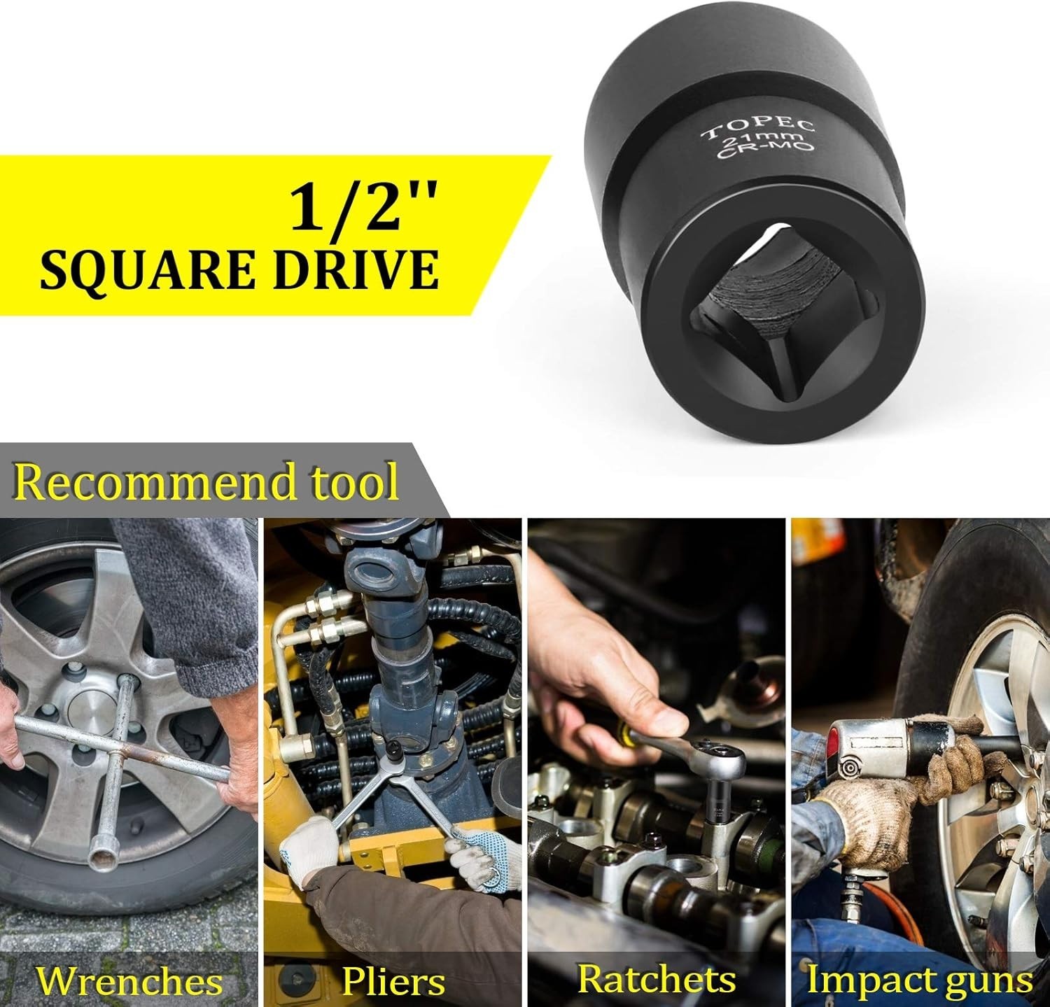 21mm Lug Nut Extractor – Efficient Tool for Stripped Bolt Removal