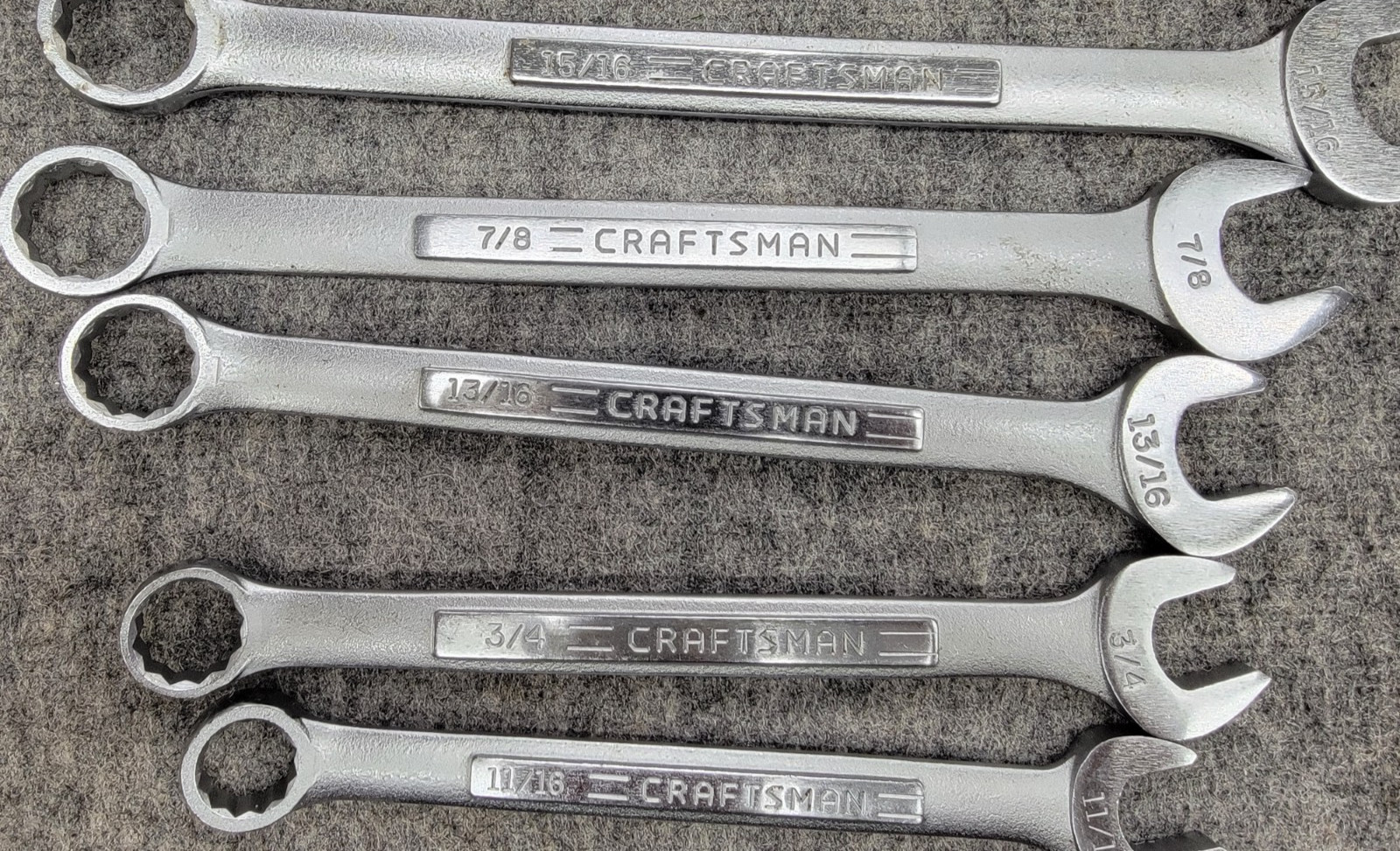 Set Of 14 SAE Craftsman Combination Wrenches 12 And 6 Point New/Other