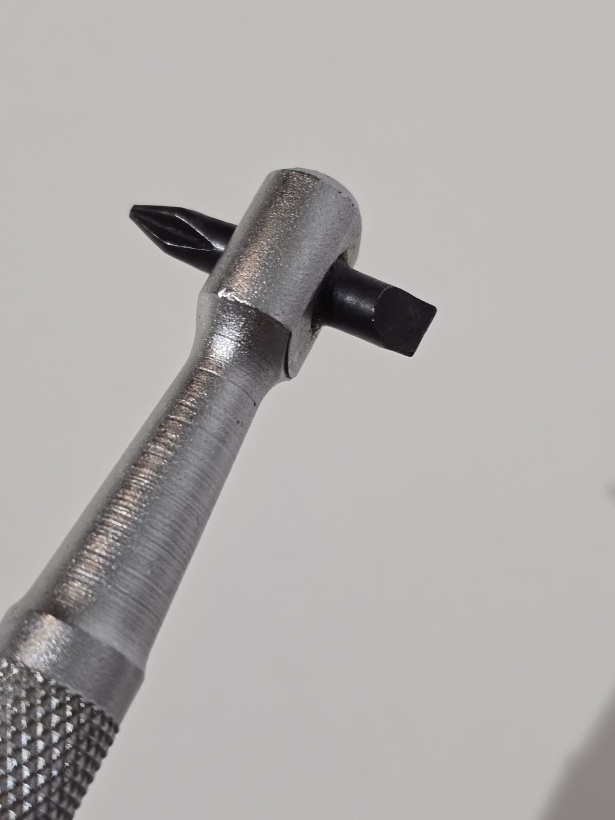 Vintage Craftsman USA Made 9 4112 TRIANGLE LOGO WF Offset 4-Way Screwdriver