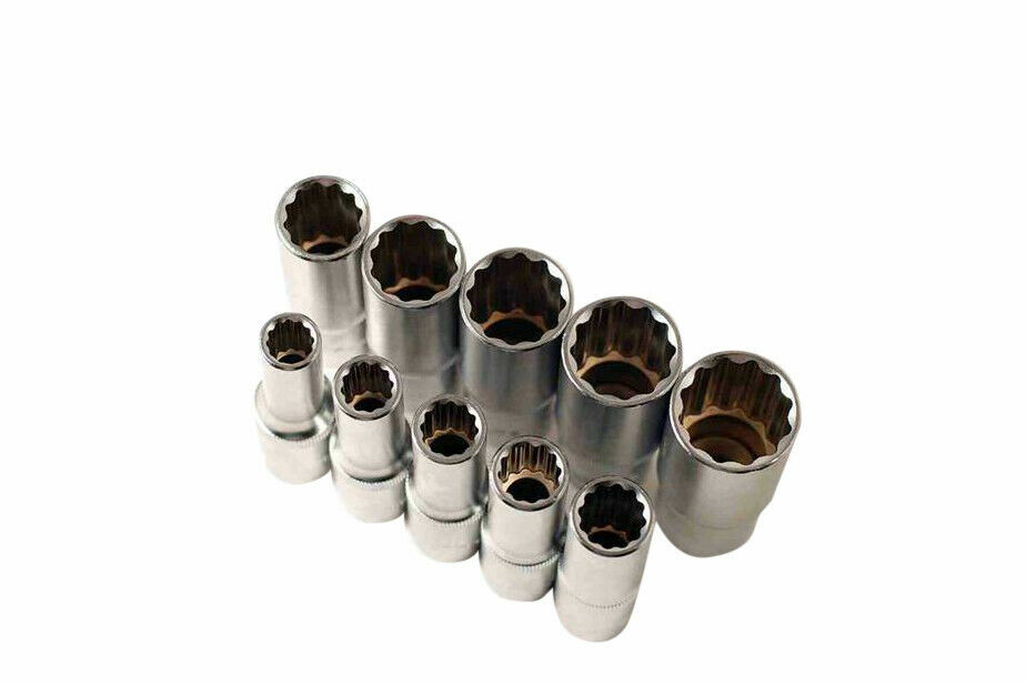 Selta Taiwan 12pc 1/2″ Dr 6pt/12pt Socket:10-11-12-13-14-15-16-17-18-19-22-24mm