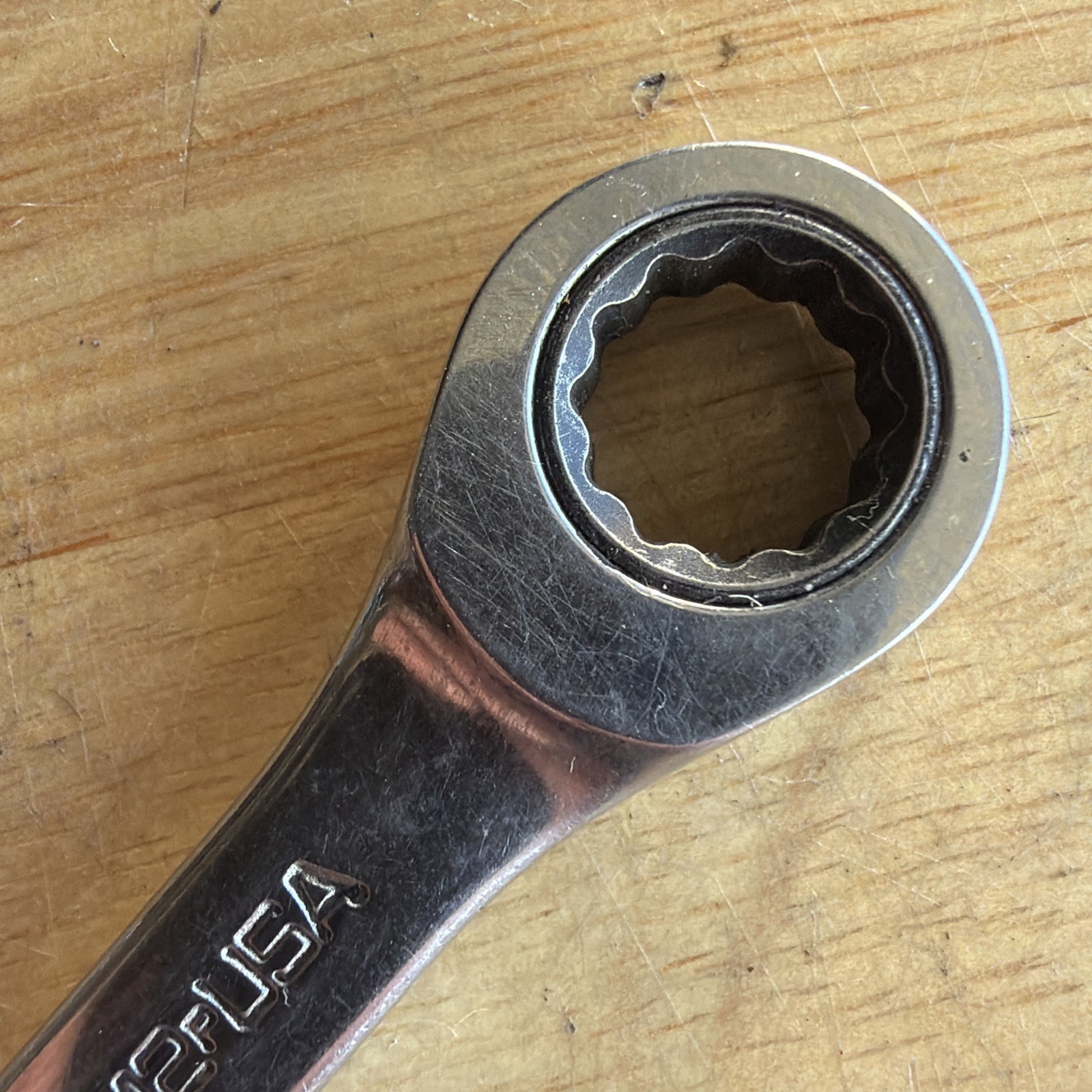 Matco Tools 3/8″ Short Stubby Ratcheting Combination Wrench 12pt GRBS1212 USA