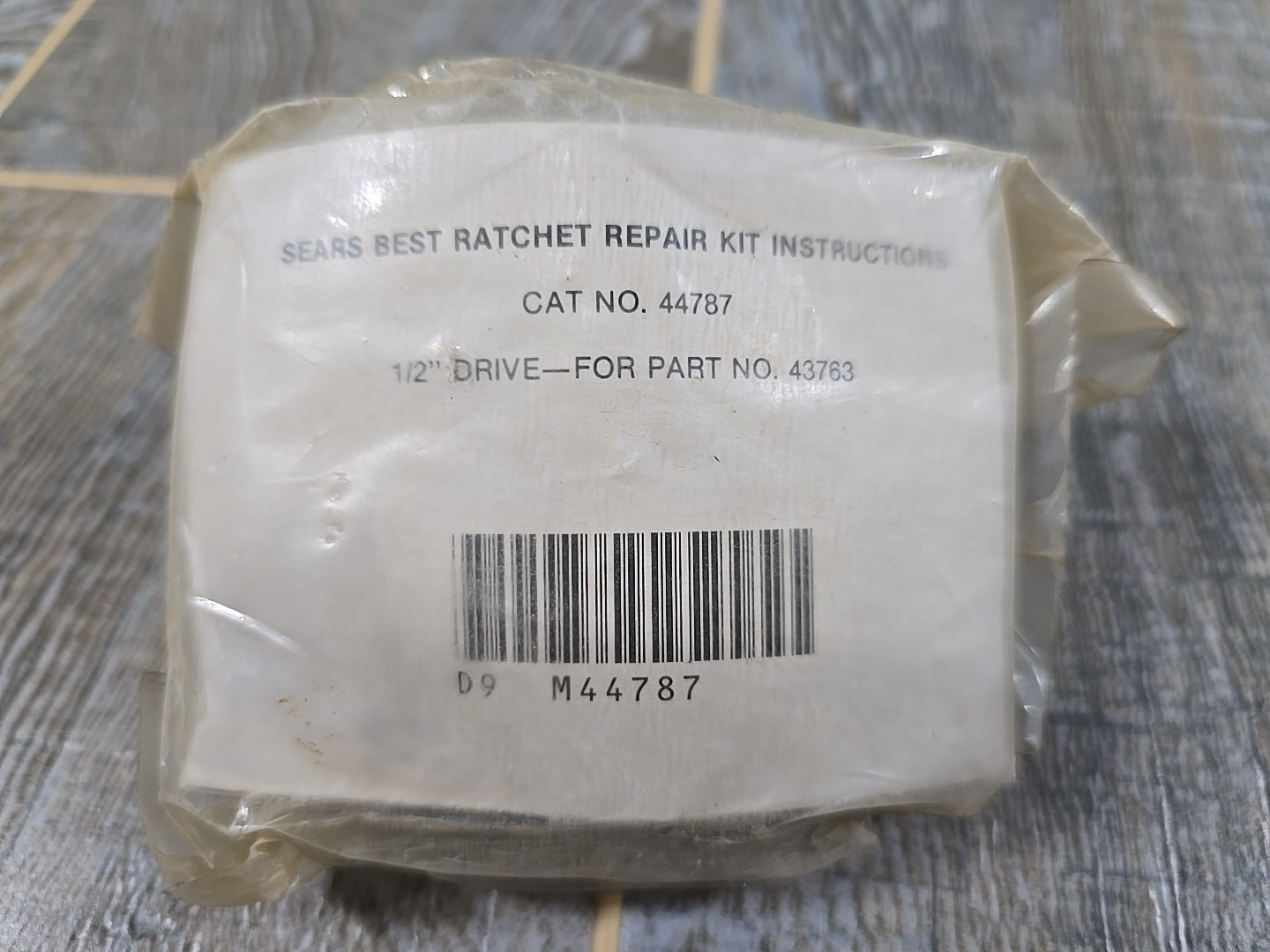 NOS Sears Craftsman Ratchet Repair Kit 44787 For Vintage 1/2″ Drive 43763 USA