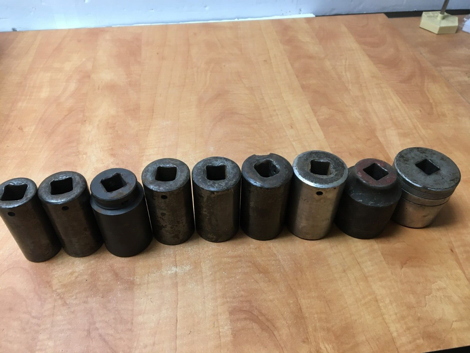 Vintage Cornwell USA S-K MATCO BONNEY Sockets 3/4″ Drive 1-1/8 to 2″ Lot of 9