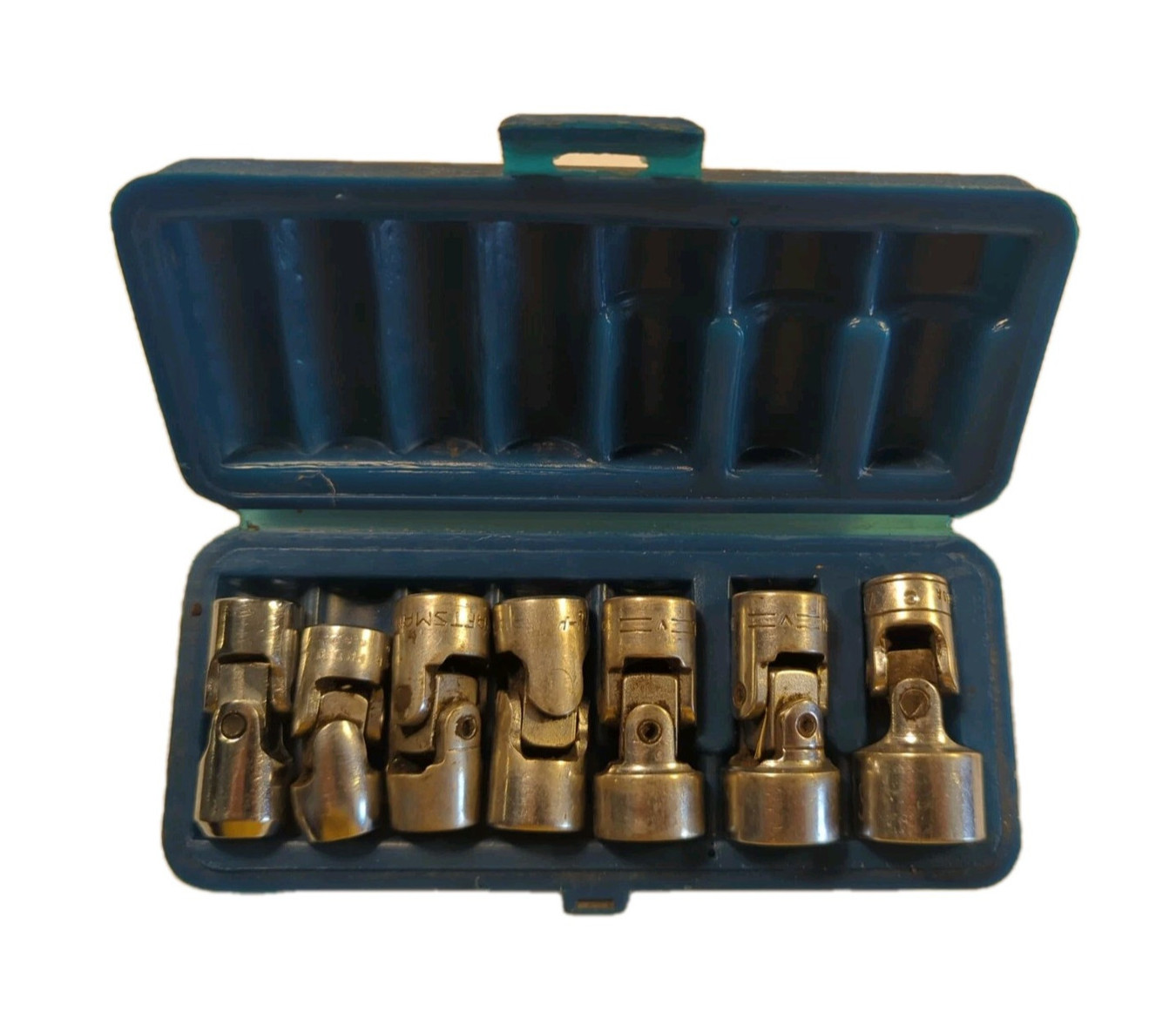 3/8″ Drive 7Pc 3/8-3/4. Mix Branded Universal Flex Socket Set Asst 6 &12 Pt