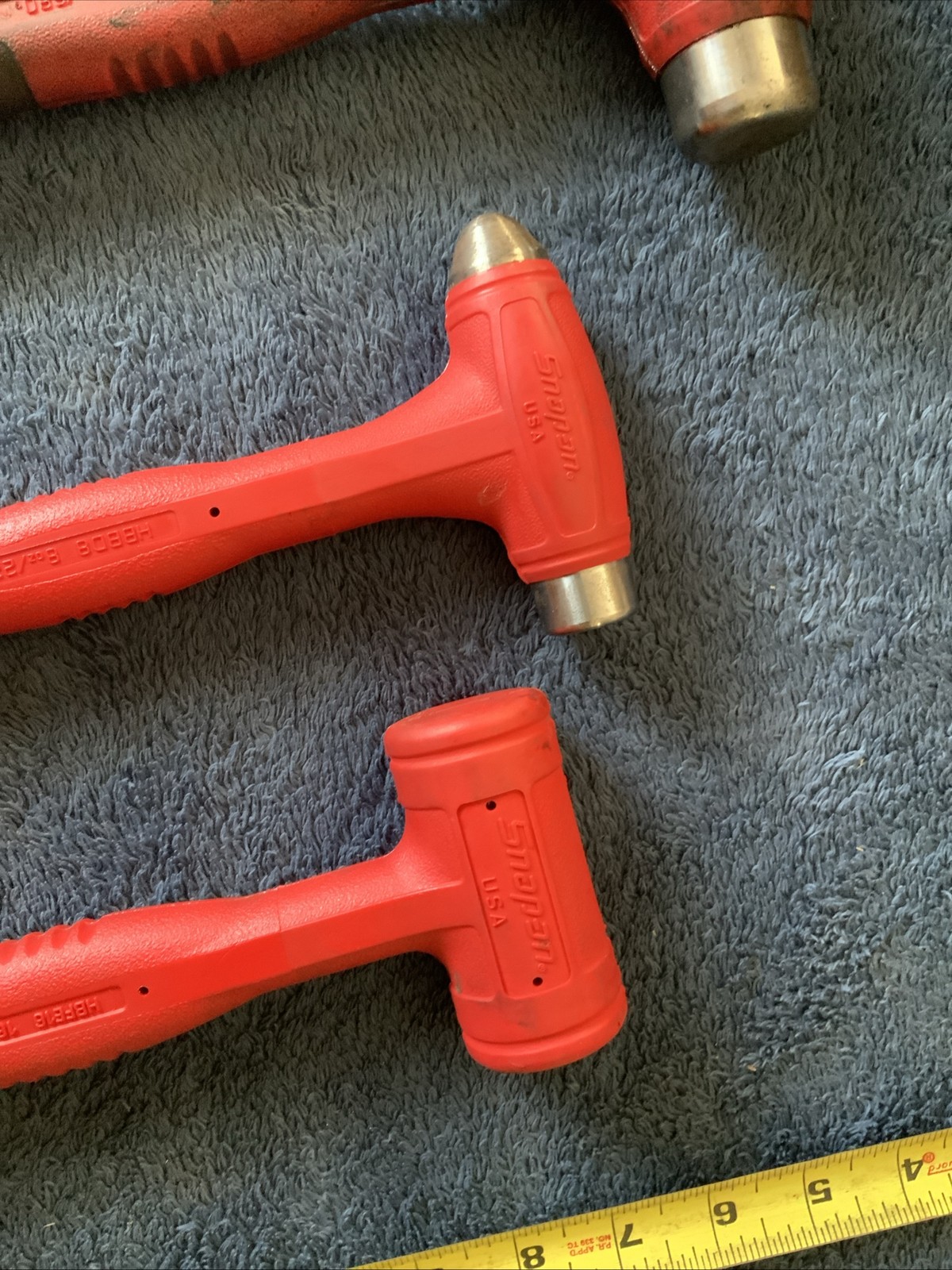 Snap On 3pc Hammer Set…see Pics….hbbd24, Hbbd8, Hbfe16….