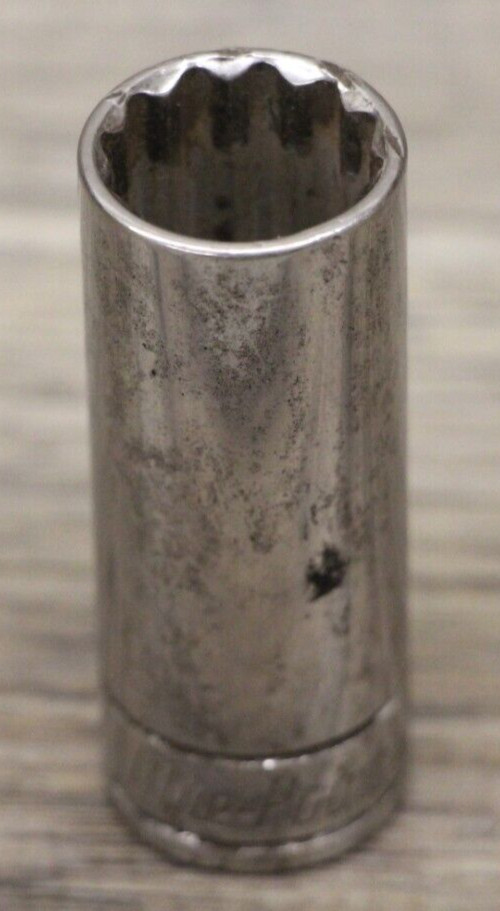Blue Point Tools BLPLM3818 12 Point 3/8″ Drive 18mm Deep Metric Socket Chrome