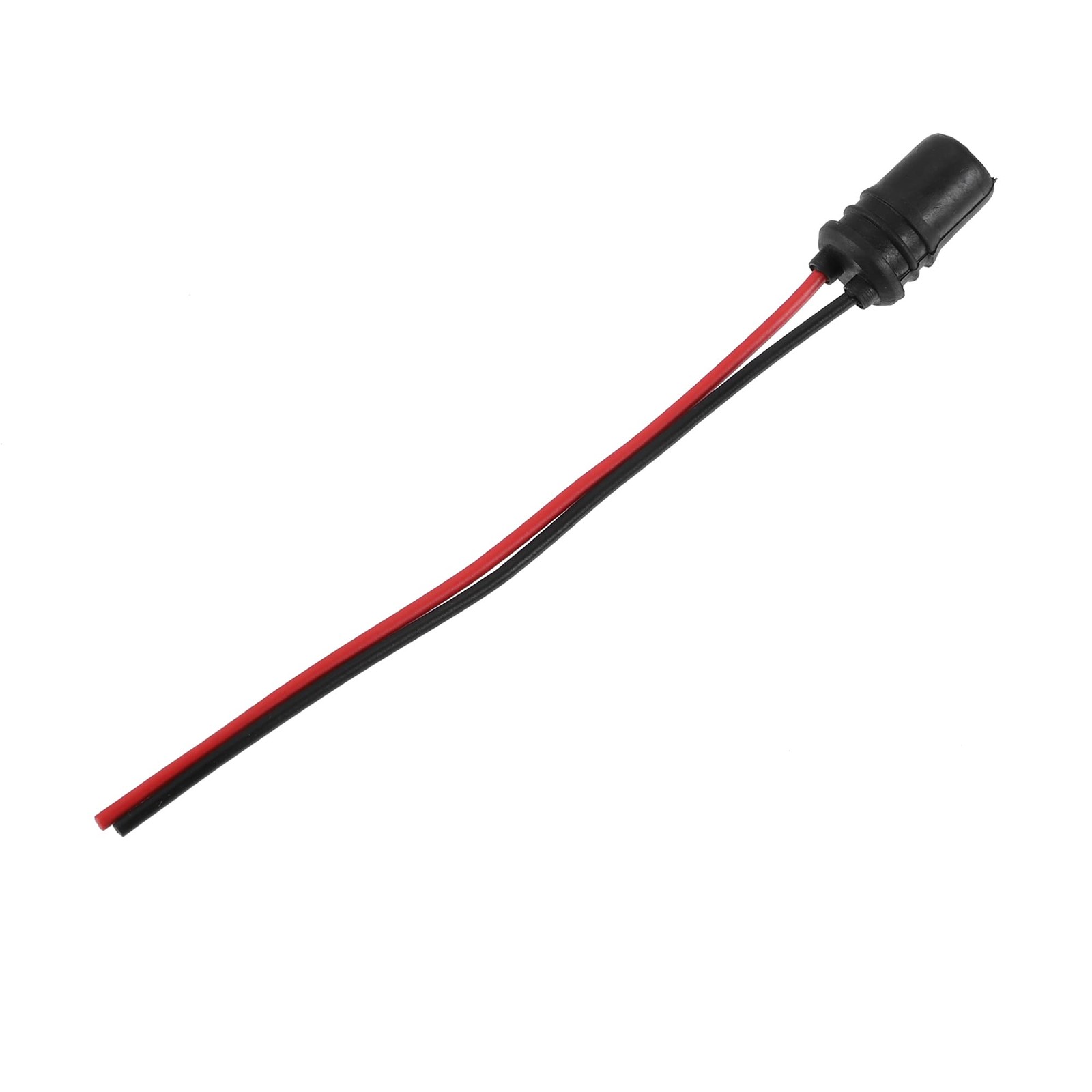 X AUTOHAUX 10pcs Car T10 194 Round Pre Wired Harness Female 5.51″, Black