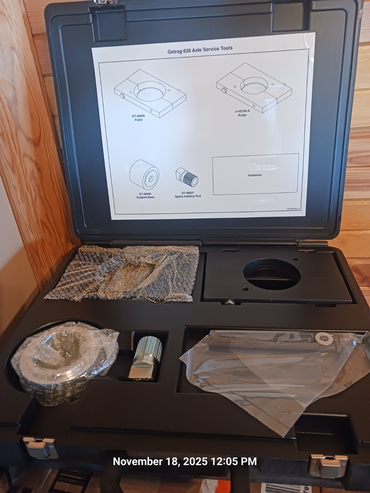 Kent-Moore DT-48006 Getrag 626 Axle Service Tool Kit With Case