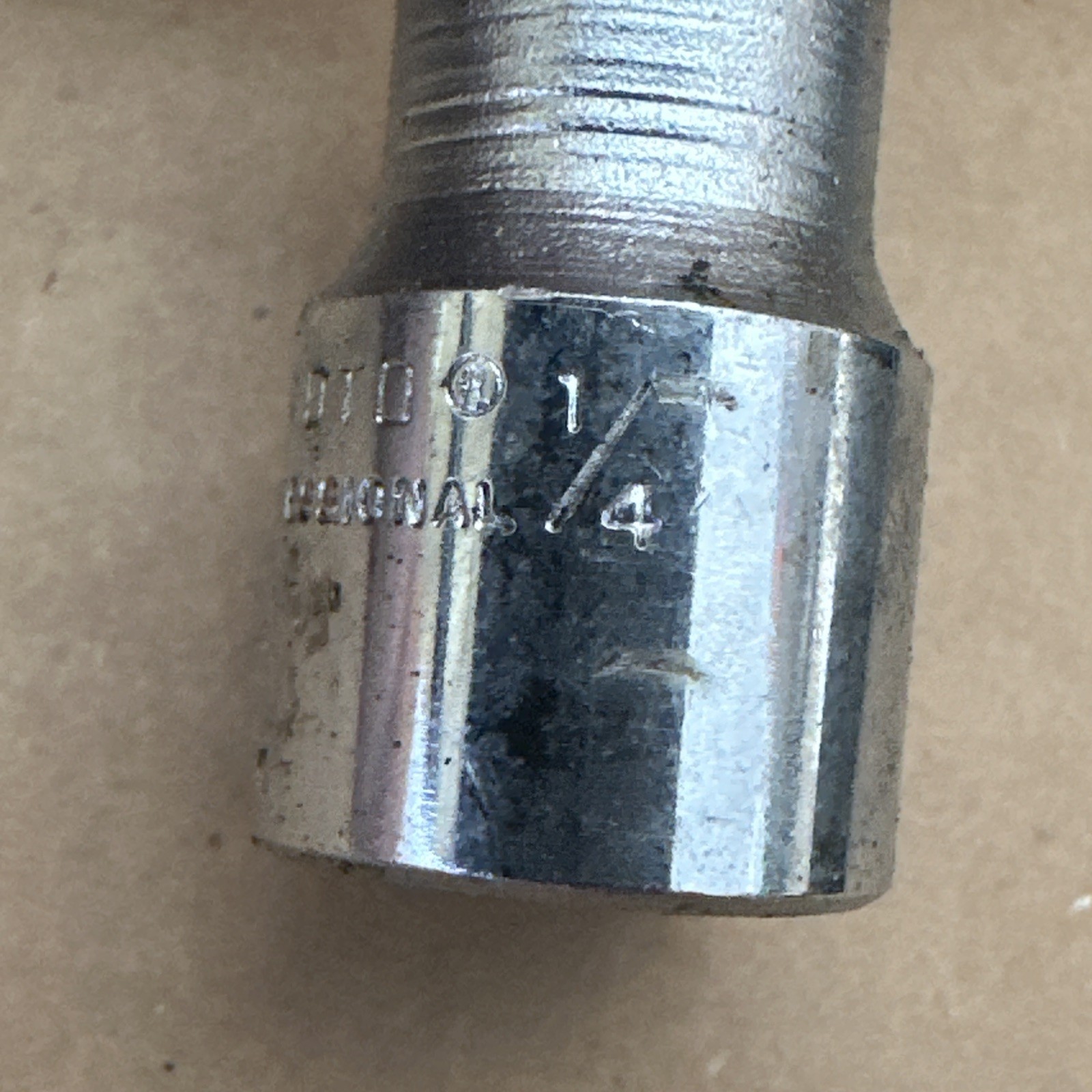 Proto Professional 1/4″ Hex Bit 3/8″ Drive Socket 4990 1/4 Inch Made In USA