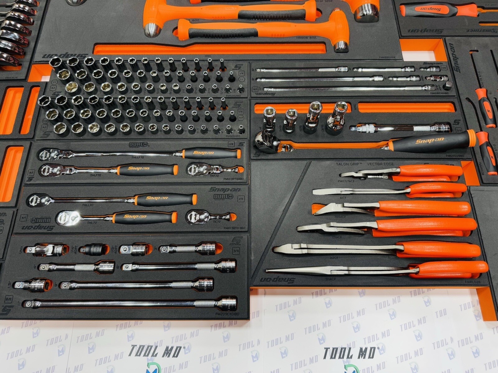 Snap-on Tools USA NEW 334pc ORANGE Master General Service Foam Set 2101GSS01FO