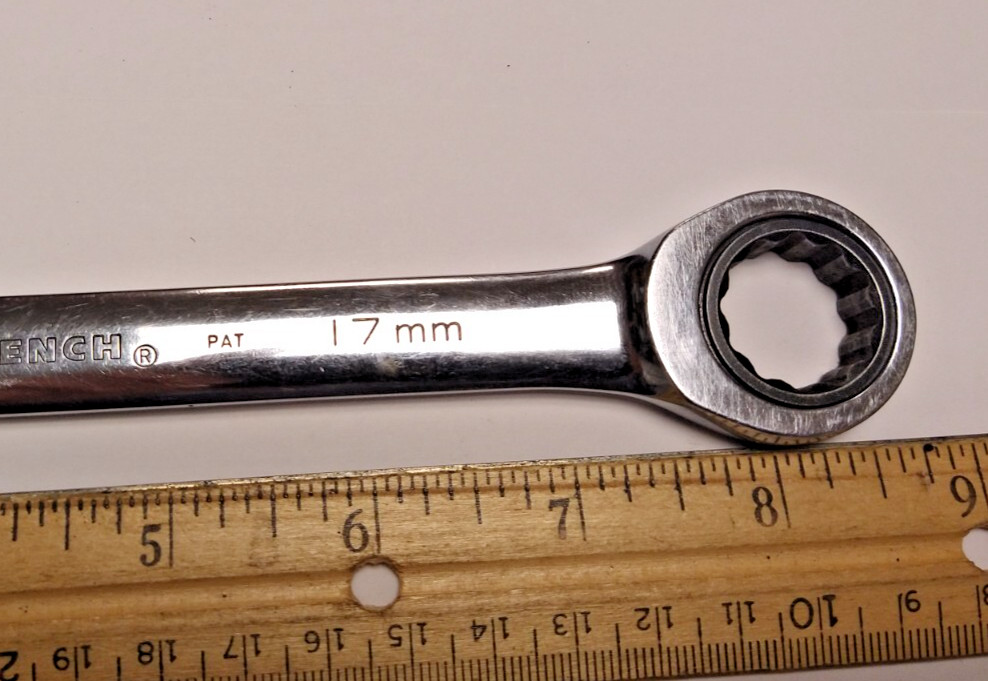 GearWrench 12 point 17MM Ratcheting Combination Wrench C G2193