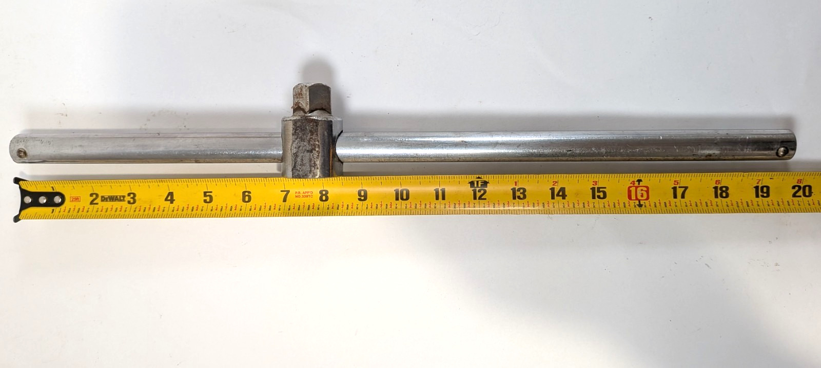 3/4″ Drive 20″ Sliding T-Handle Breaker Bar Unknown Brand (See Photos & Descrip)