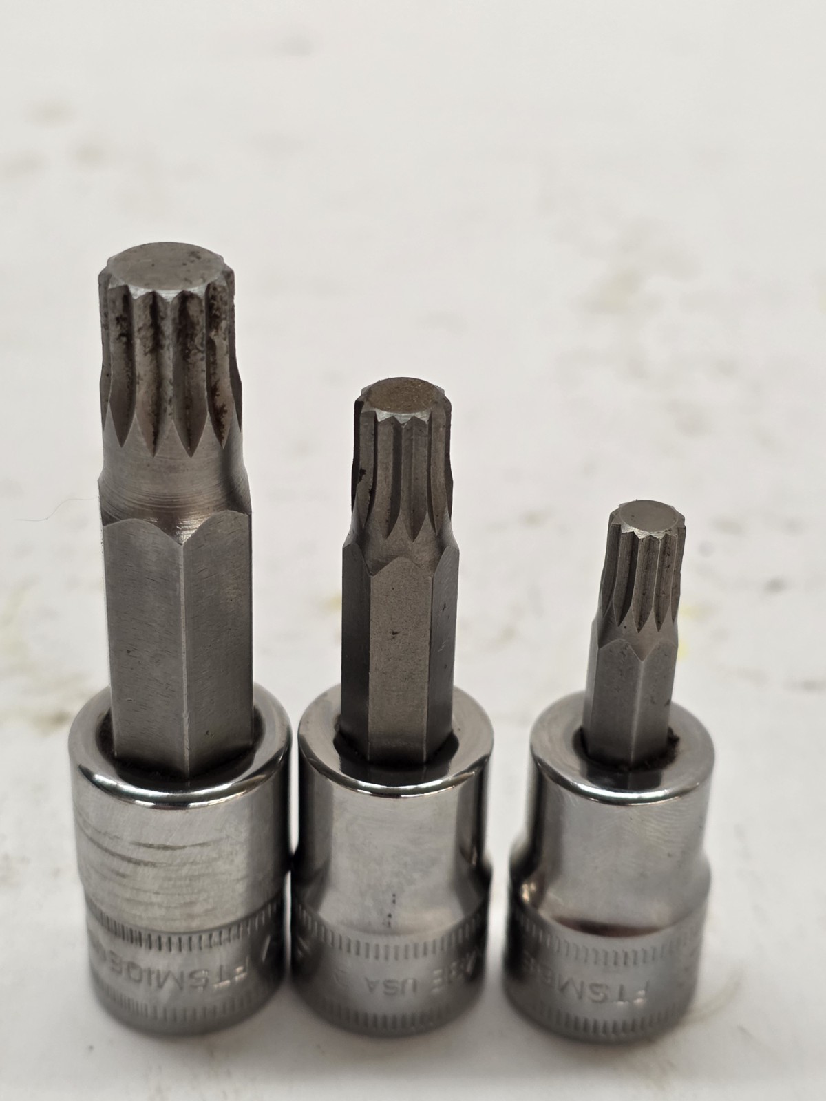 Snap-on Tools USA 3/8″ Drive 3pc Metric Triple Square Socket Set FTSM6E,8E,10E