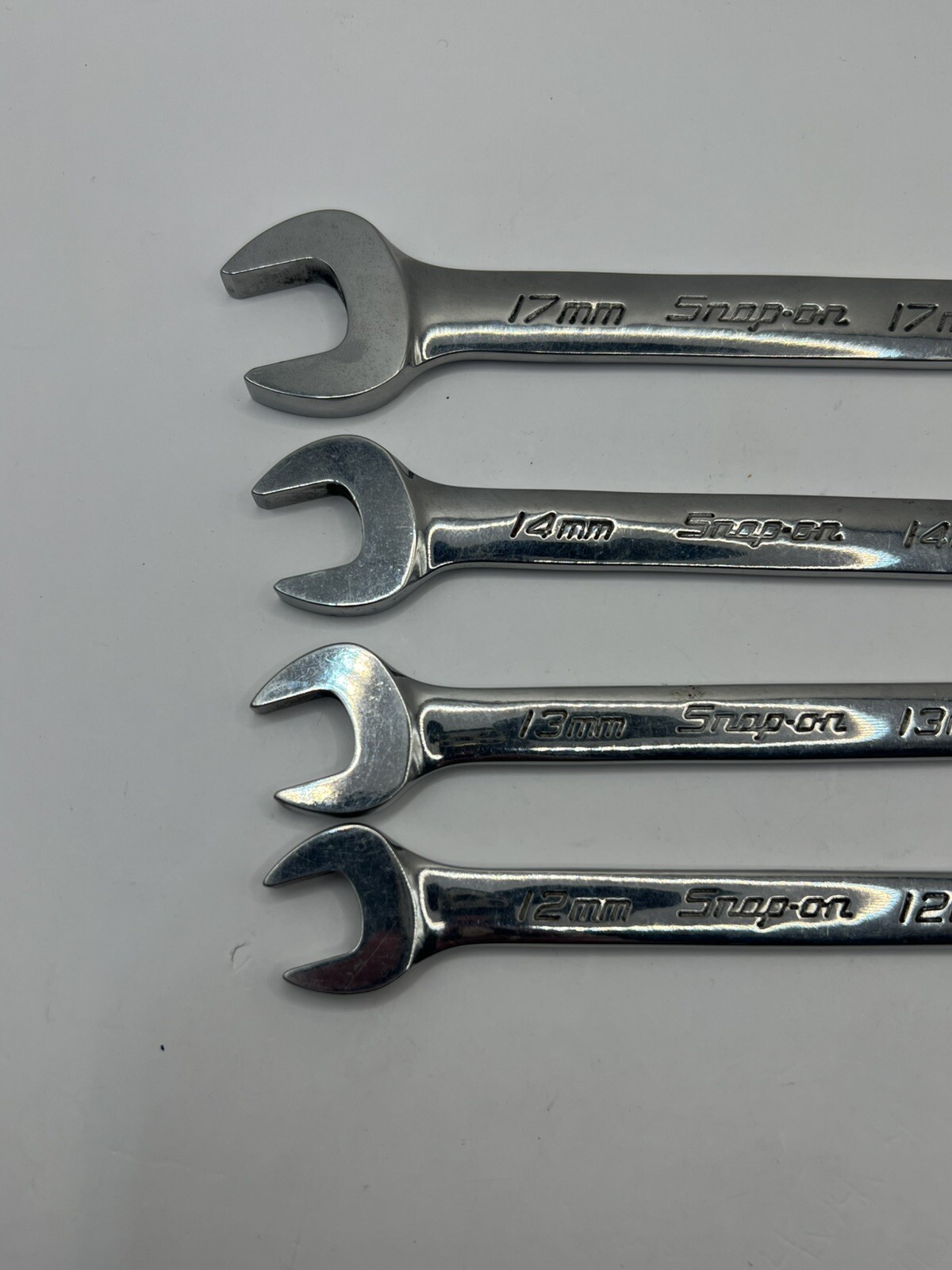 SNAP ON OEXM 4pc 17mm 14mm 13mm 12mm METRIC WRENCH SET