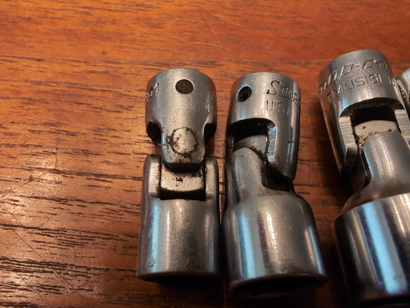 Snap On TMUS181 TMU161 TMU121 TMUS101 1/4″ Dr. Swivel Flex Socket set