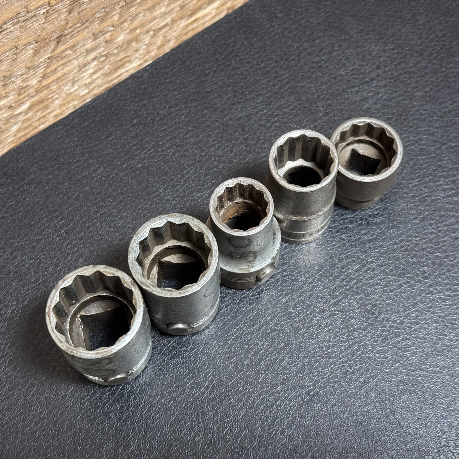 Vintage BLACKHAWK 40124 40122 40116 40118 1/2 Drive 12PT Socket 3/8 DR 30020 USA