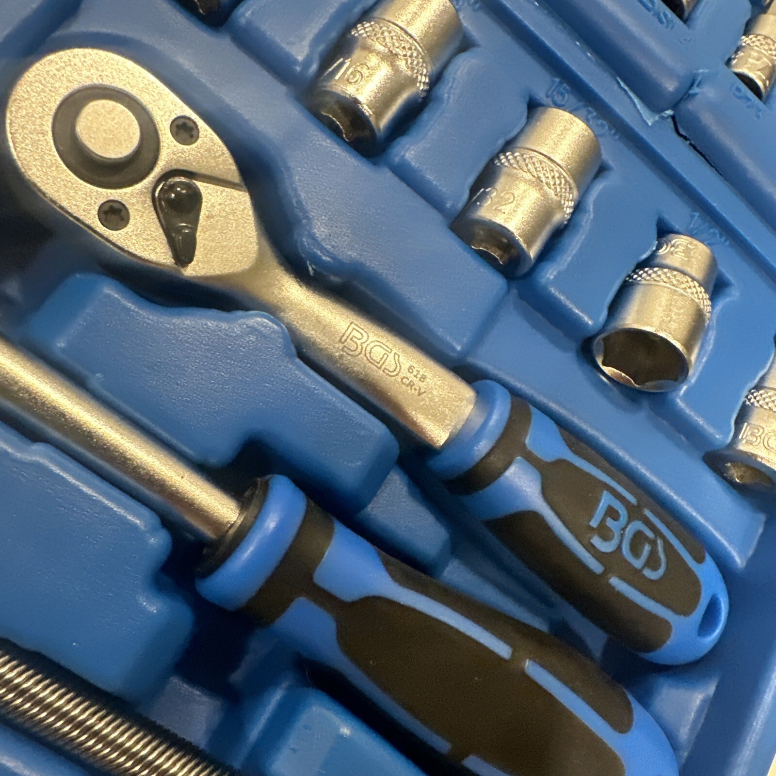 BGS 1/4″ Inch Mechanic Socket Set 46 Pc. Set SAE No. 2141 Steckschlüssel-Satz