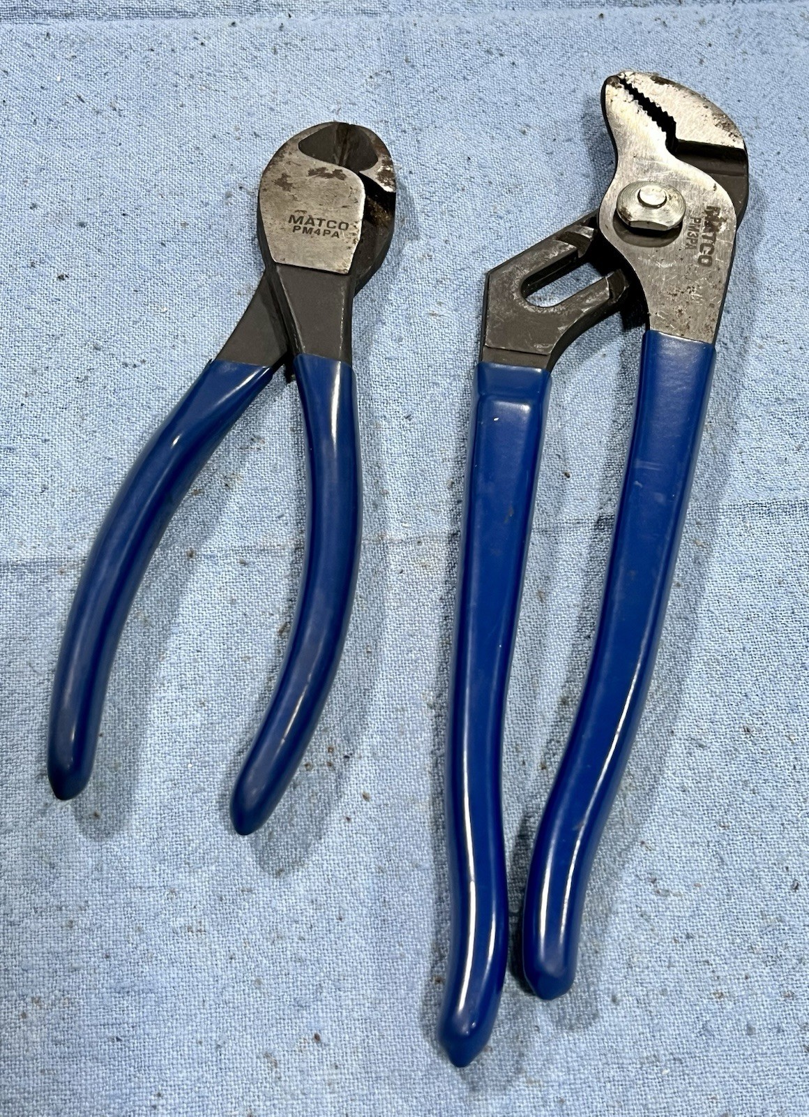 Matco Tools USA PM4PA And PM3PA Grove Joint Pliers Diagonal Cutters See Pictures