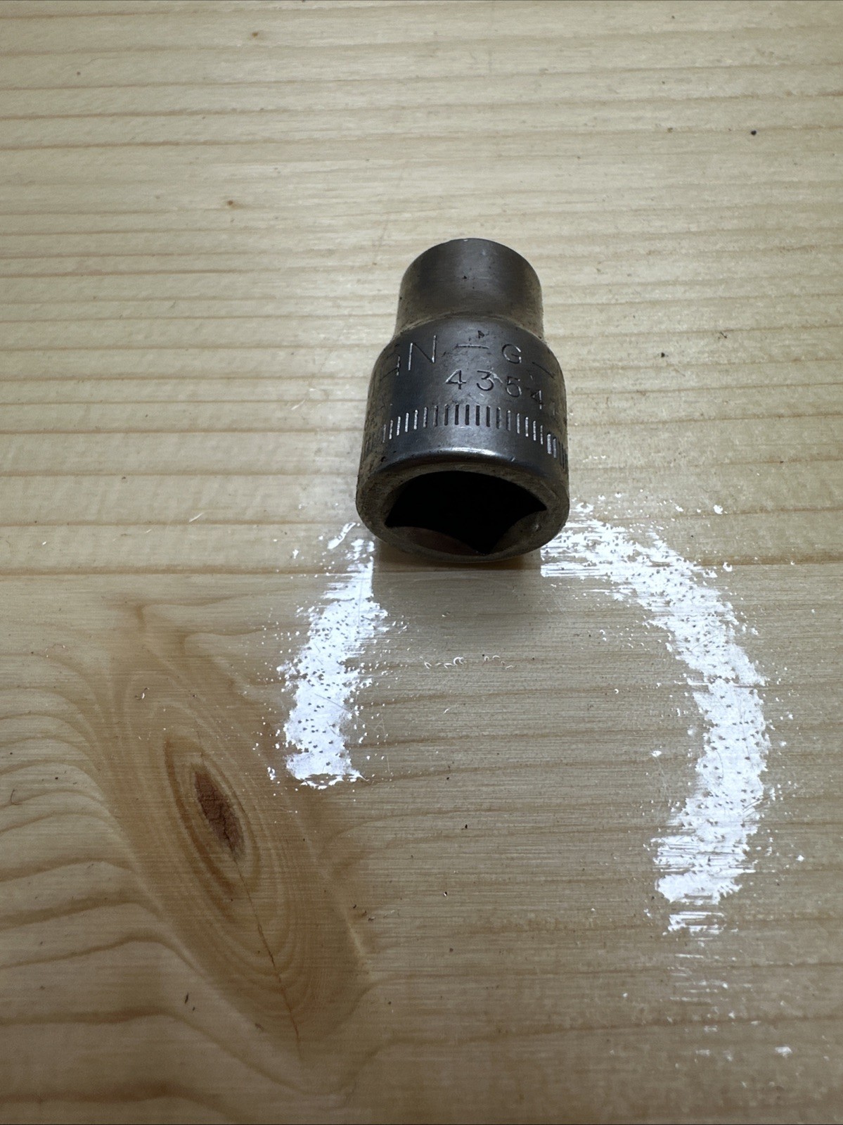 Vintage Craftsman 3/8″ Drive 9mm 6 Pt Shallow Socket G1 43541 USA