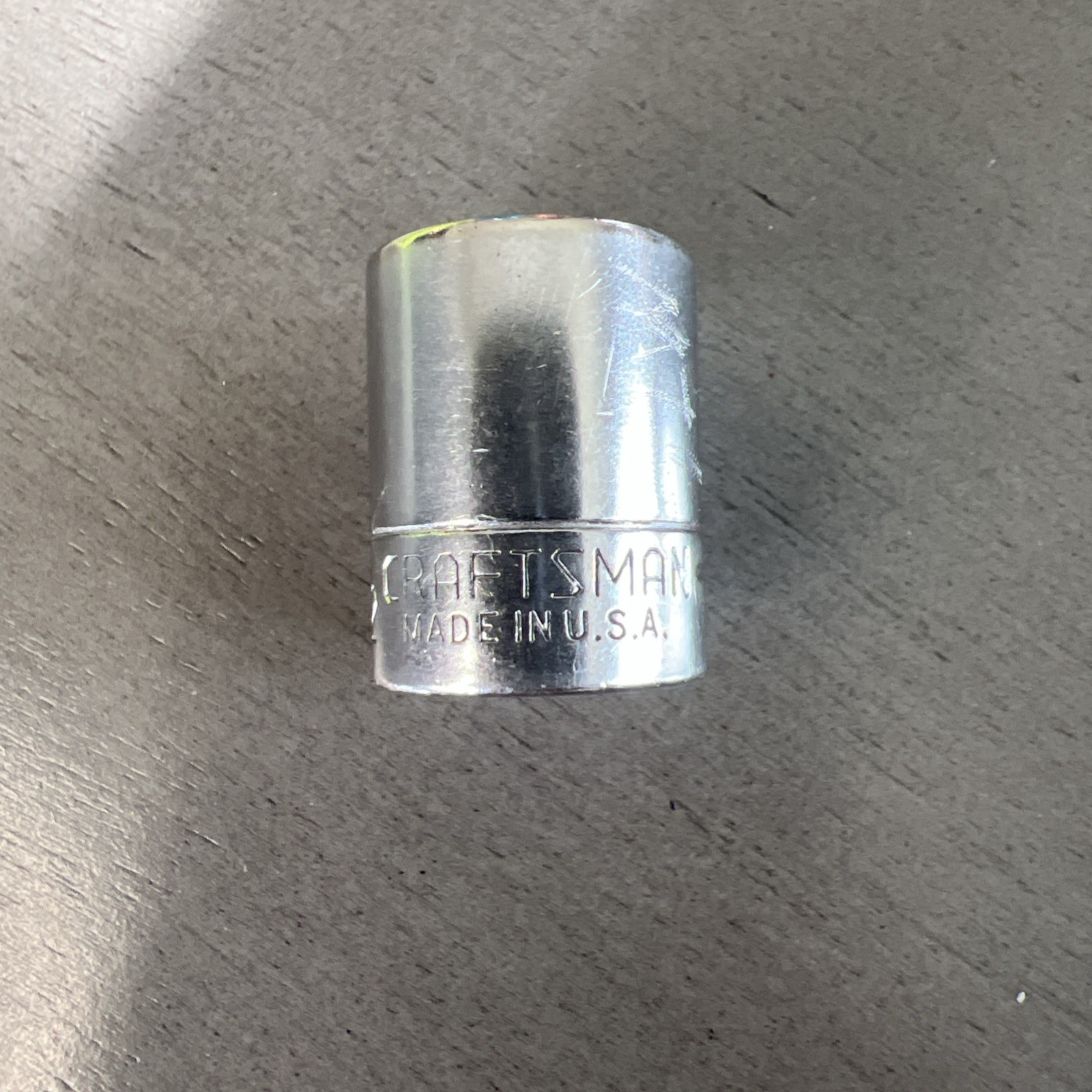 Craftsman USA 1/2″ Socket 6 Point 1/4″ Drive V 43499 (Two Lines)
